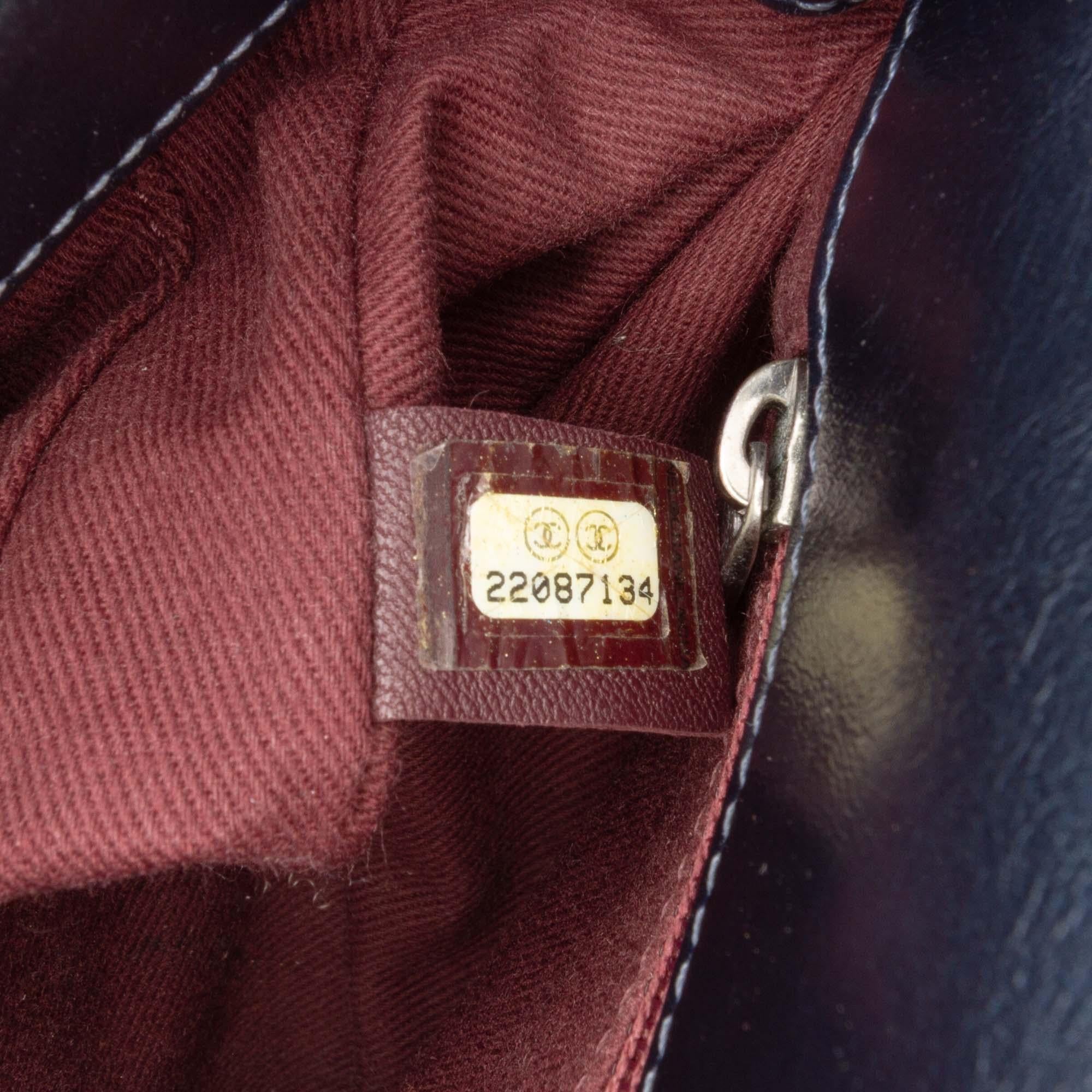 Chanel Medium Quilted Glazed Calfskin Coco Pleats Flap