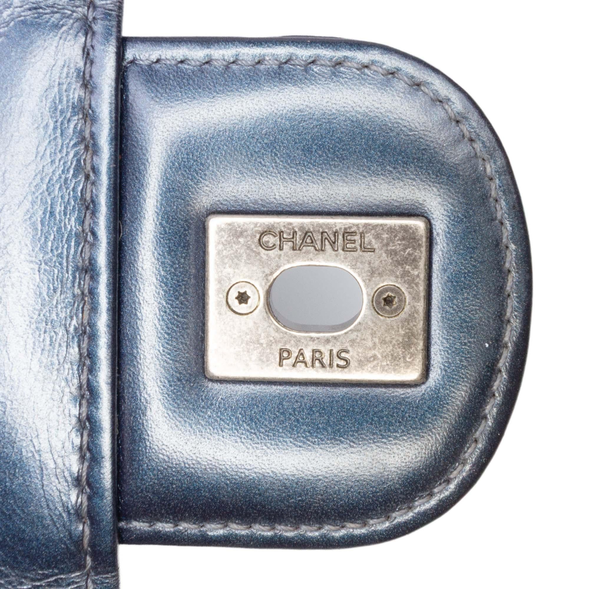 Chanel Medium Quilted Glazed Calfskin Coco Pleats Flap