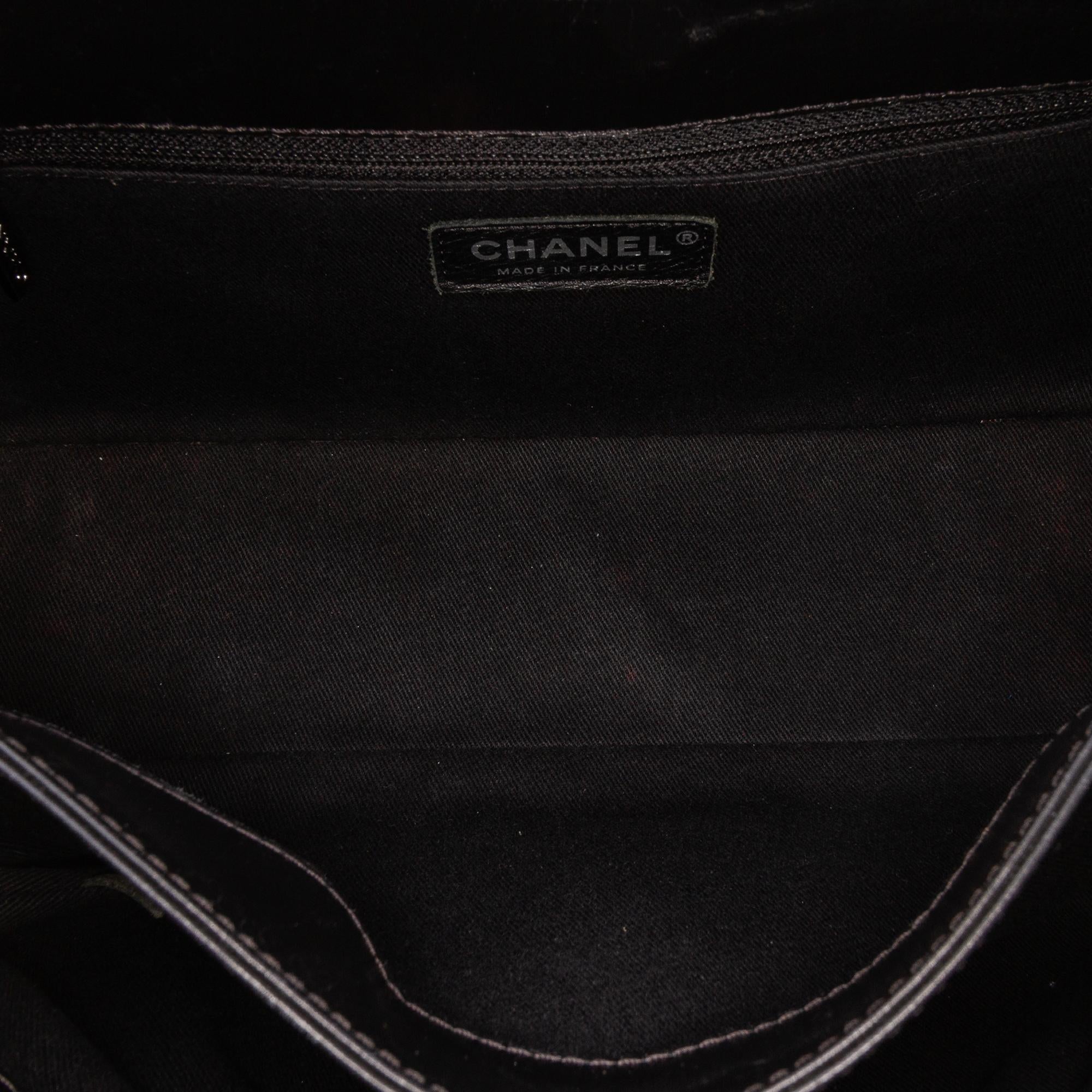 Chanel Medium Quilted Glazed Calfskin Lady Pearly Flap