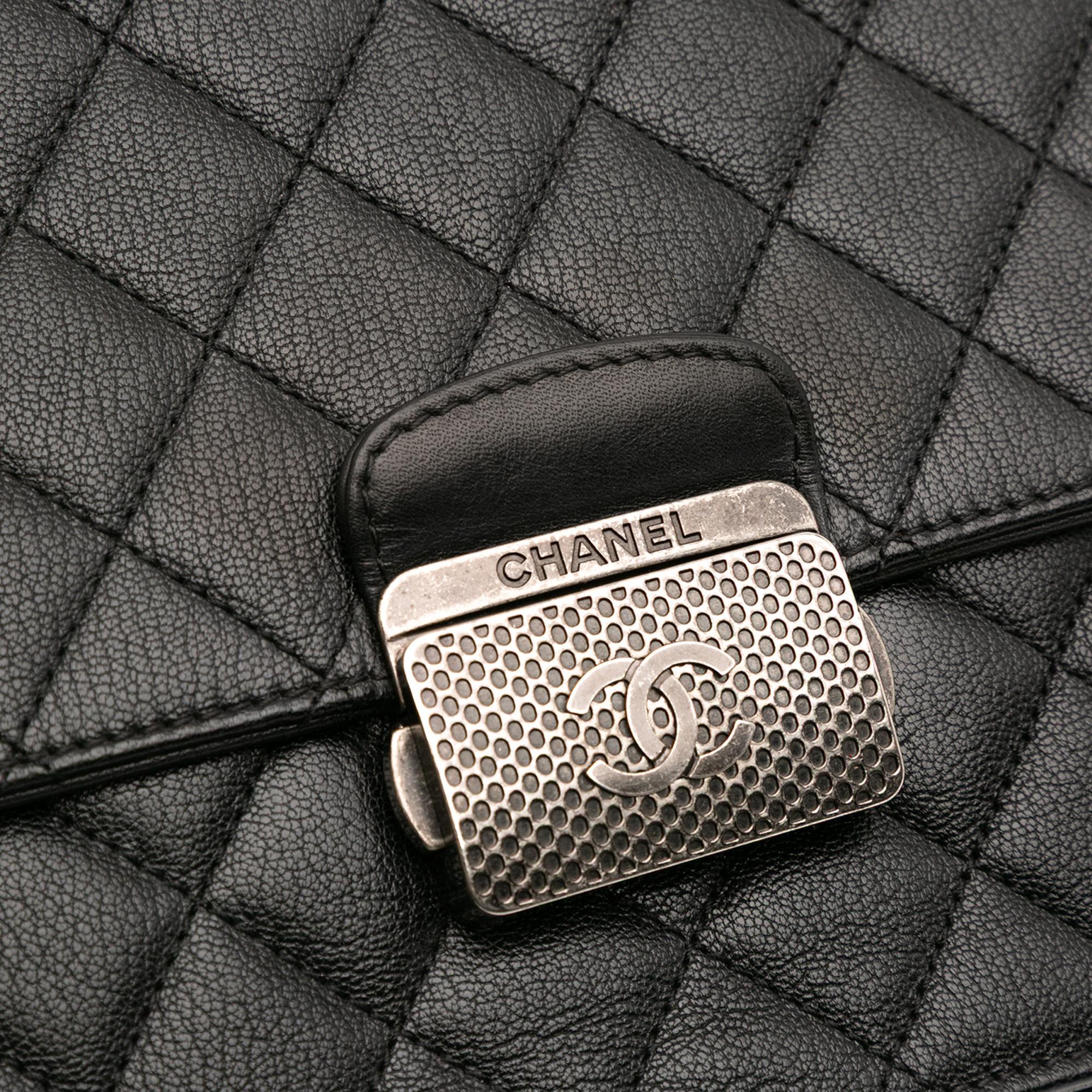 Chanel Medium Quilted Goatskin CC University Flap