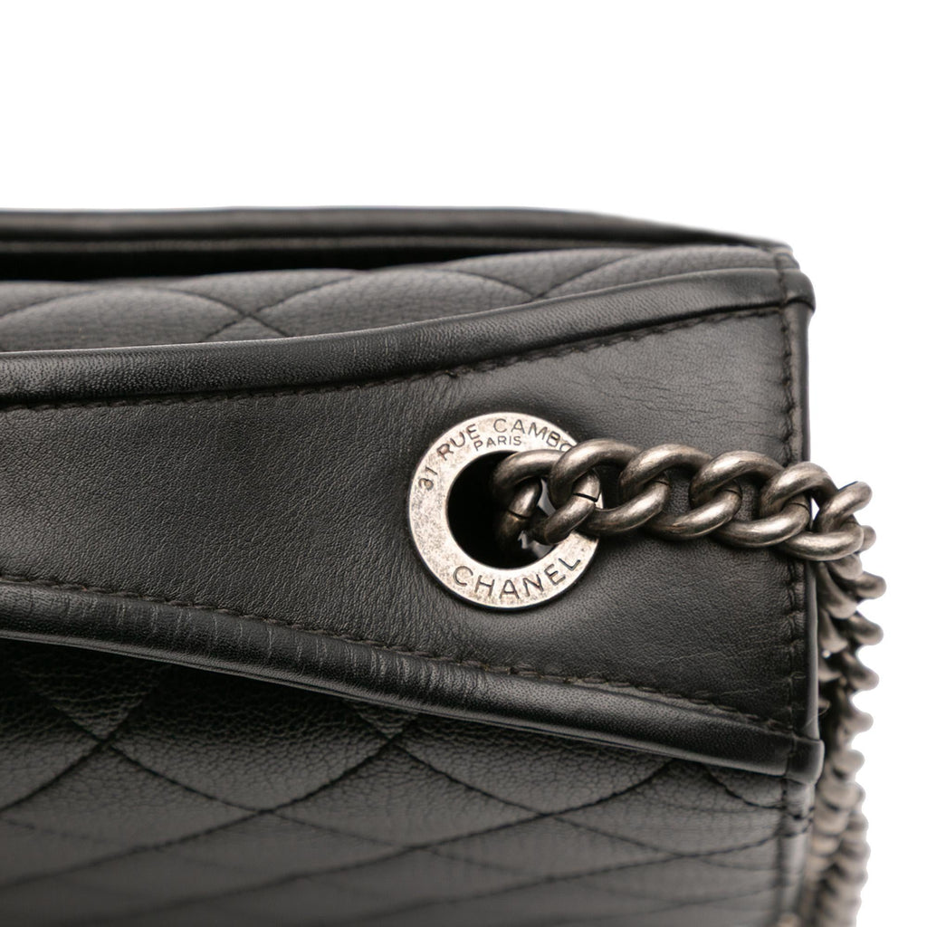 Chanel Medium Quilted Goatskin CC University Flap