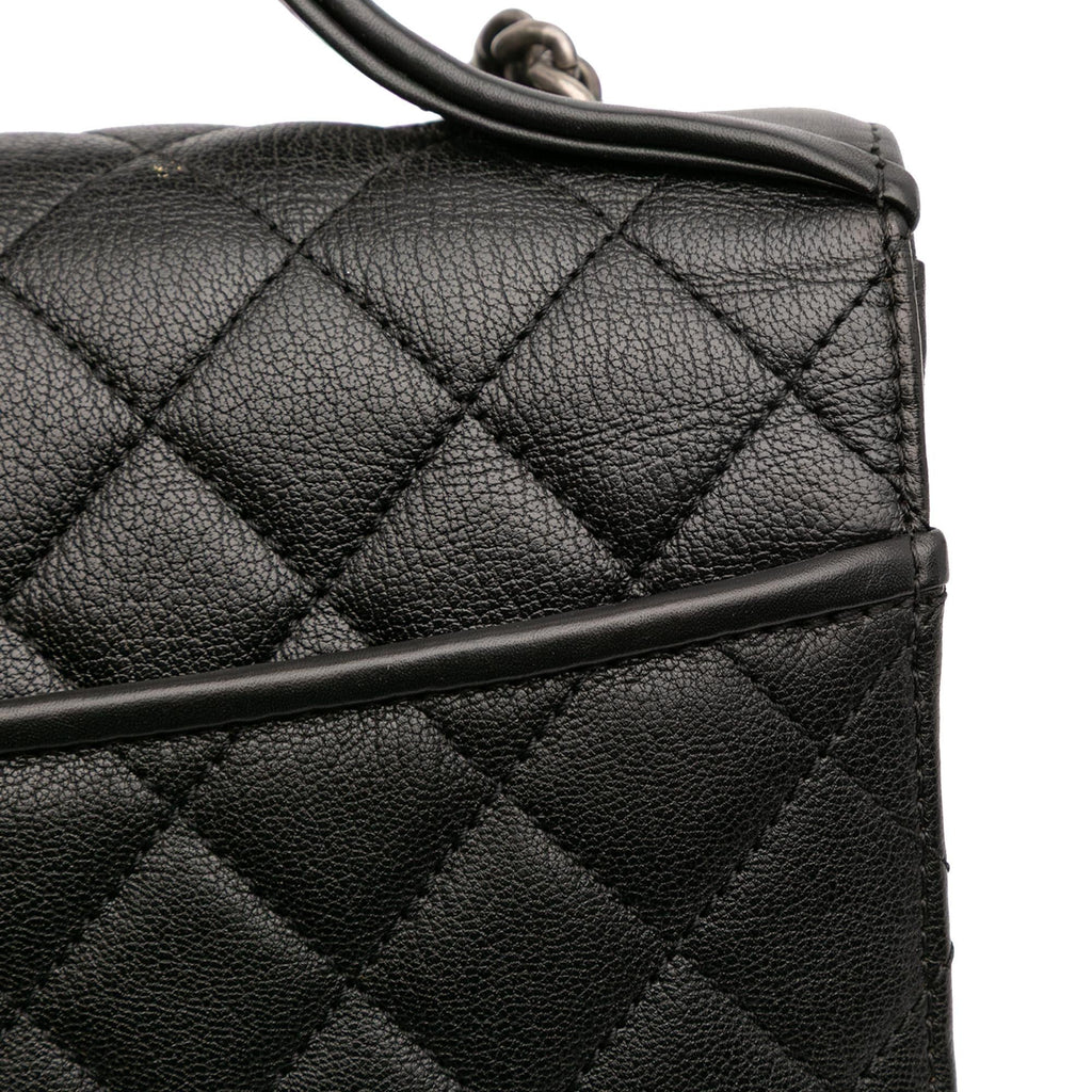 Chanel Medium Quilted Goatskin CC University Flap