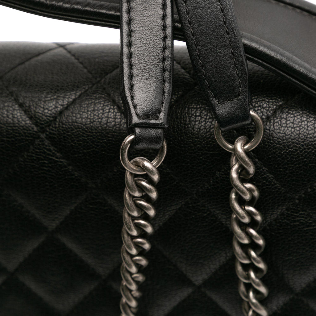 Chanel Medium Quilted Goatskin CC University Flap