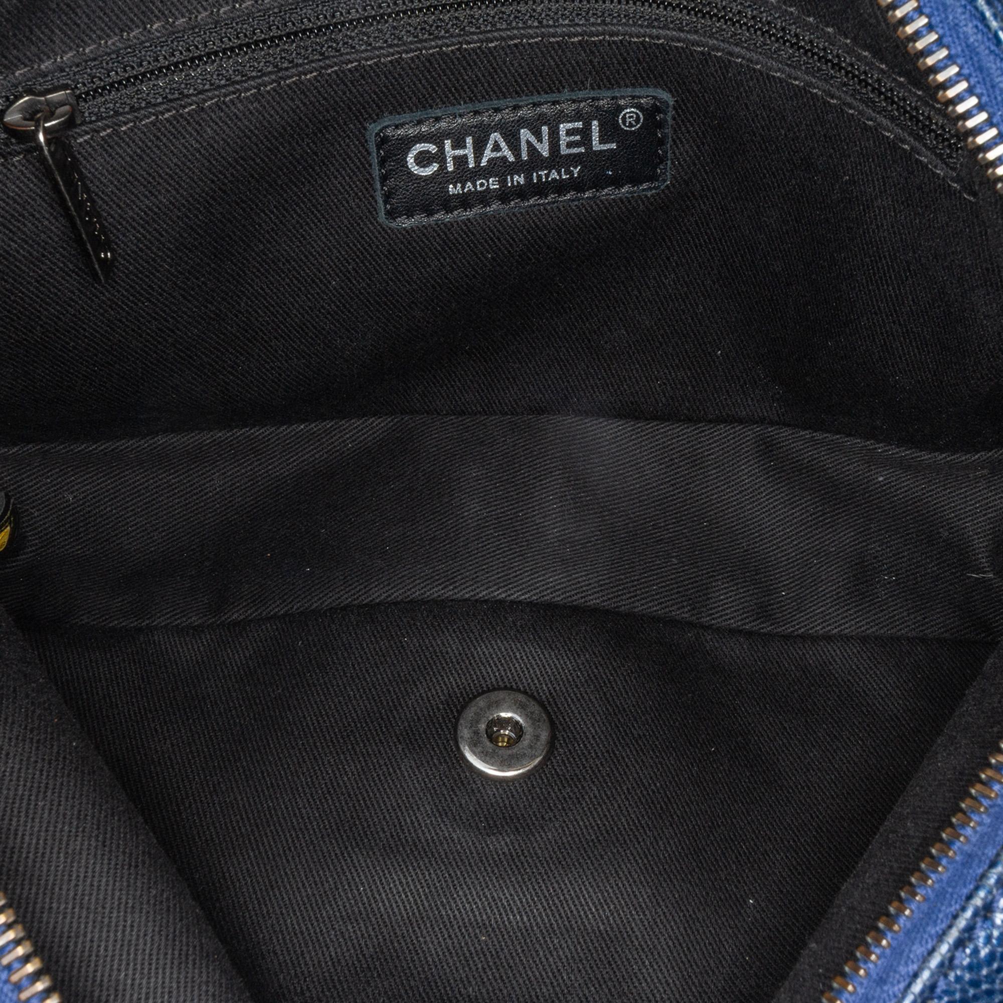 Chanel Medium Quilted Iridescent Caviar Easy Flap