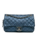 Chanel Medium Quilted Iridescent Caviar Easy Flap