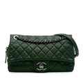 Chanel Medium Quilted Iridescent Caviar Easy Flap
