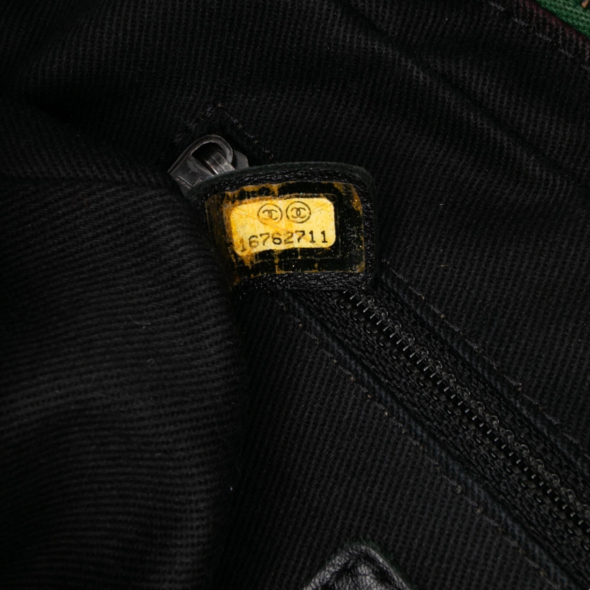 Chanel Medium Quilted Iridescent Caviar Easy Flap