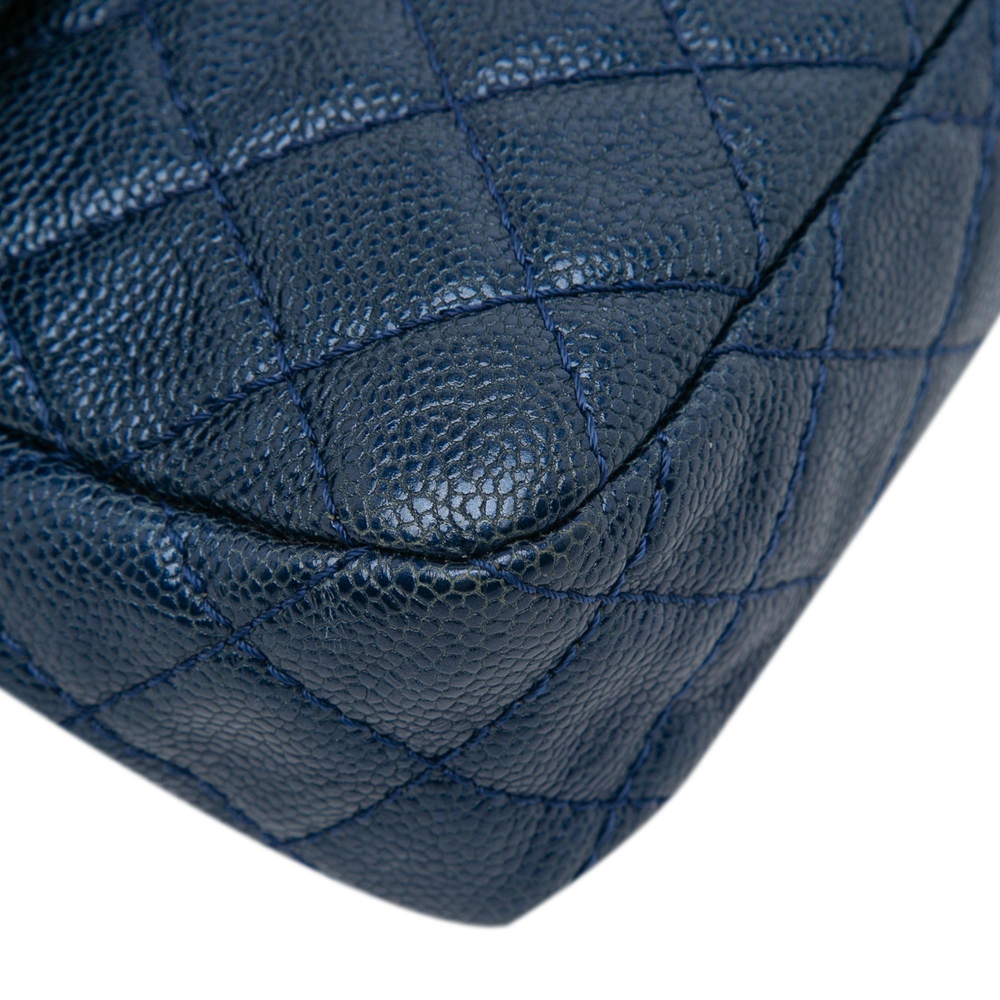Chanel Medium Quilted Iridescent Caviar Easy Flap