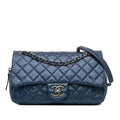 Chanel Medium Quilted Iridescent Caviar Easy Flap