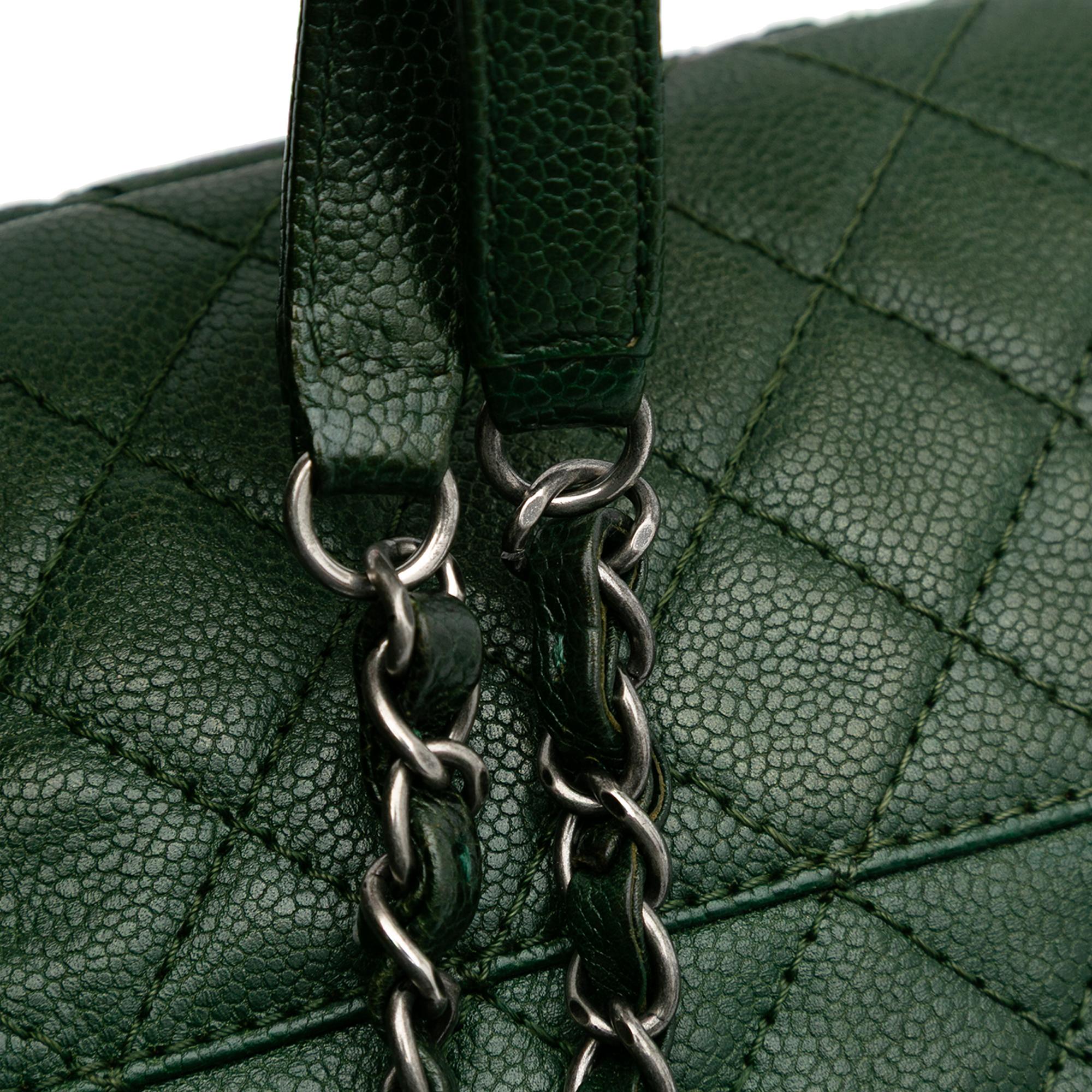 Chanel Medium Quilted Iridescent Caviar Easy Flap