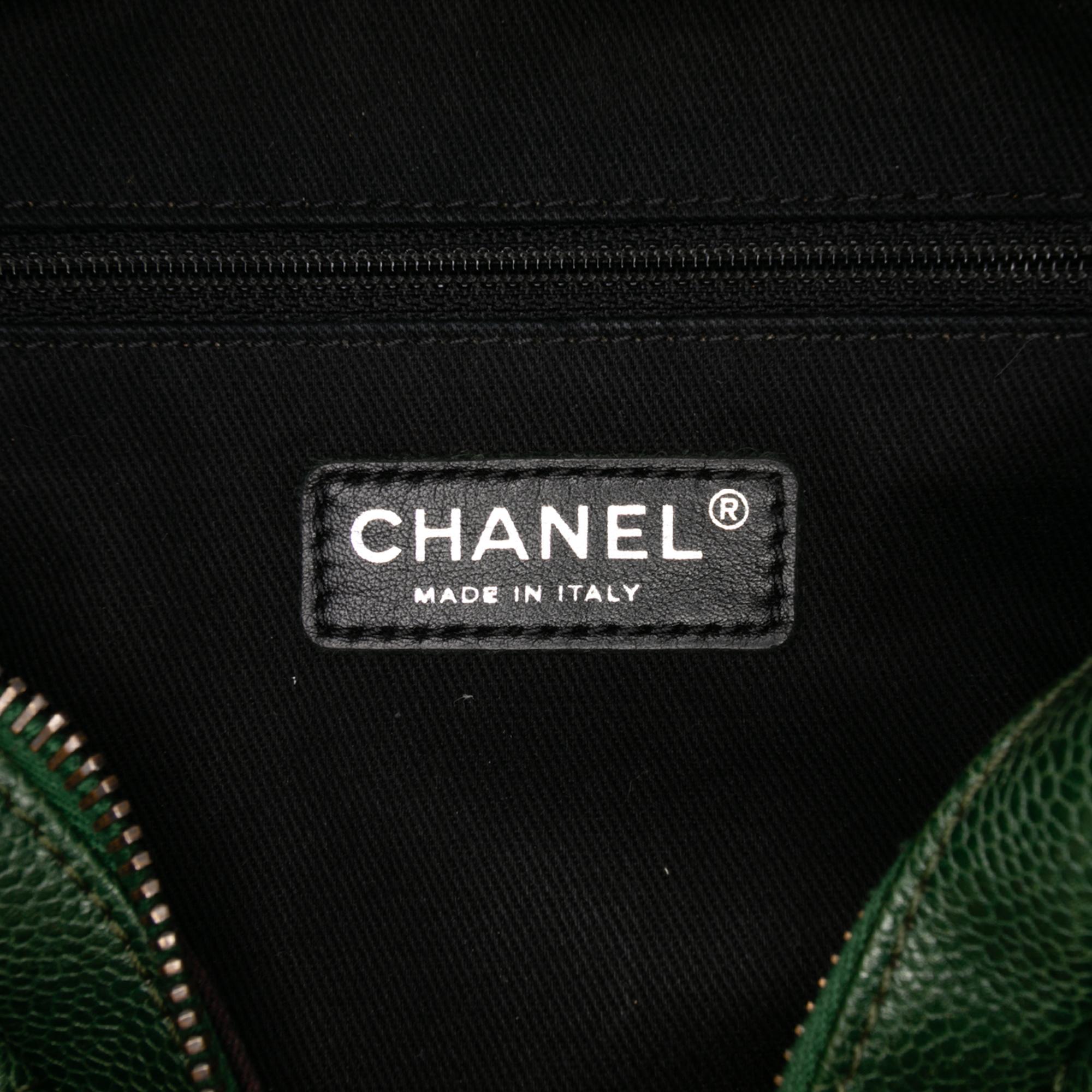 Chanel Medium Quilted Iridescent Caviar Easy Flap