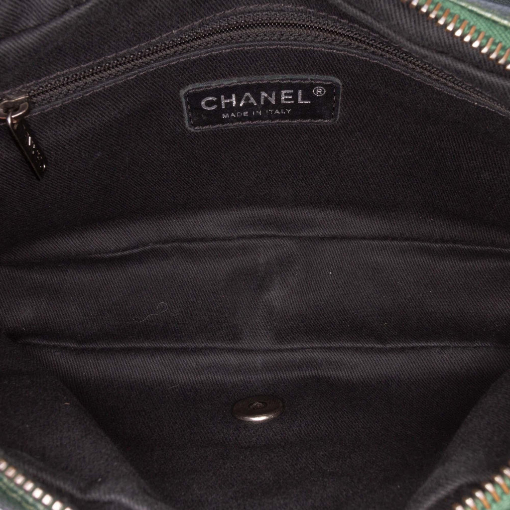 Chanel Medium Quilted Iridescent Caviar Easy Flap