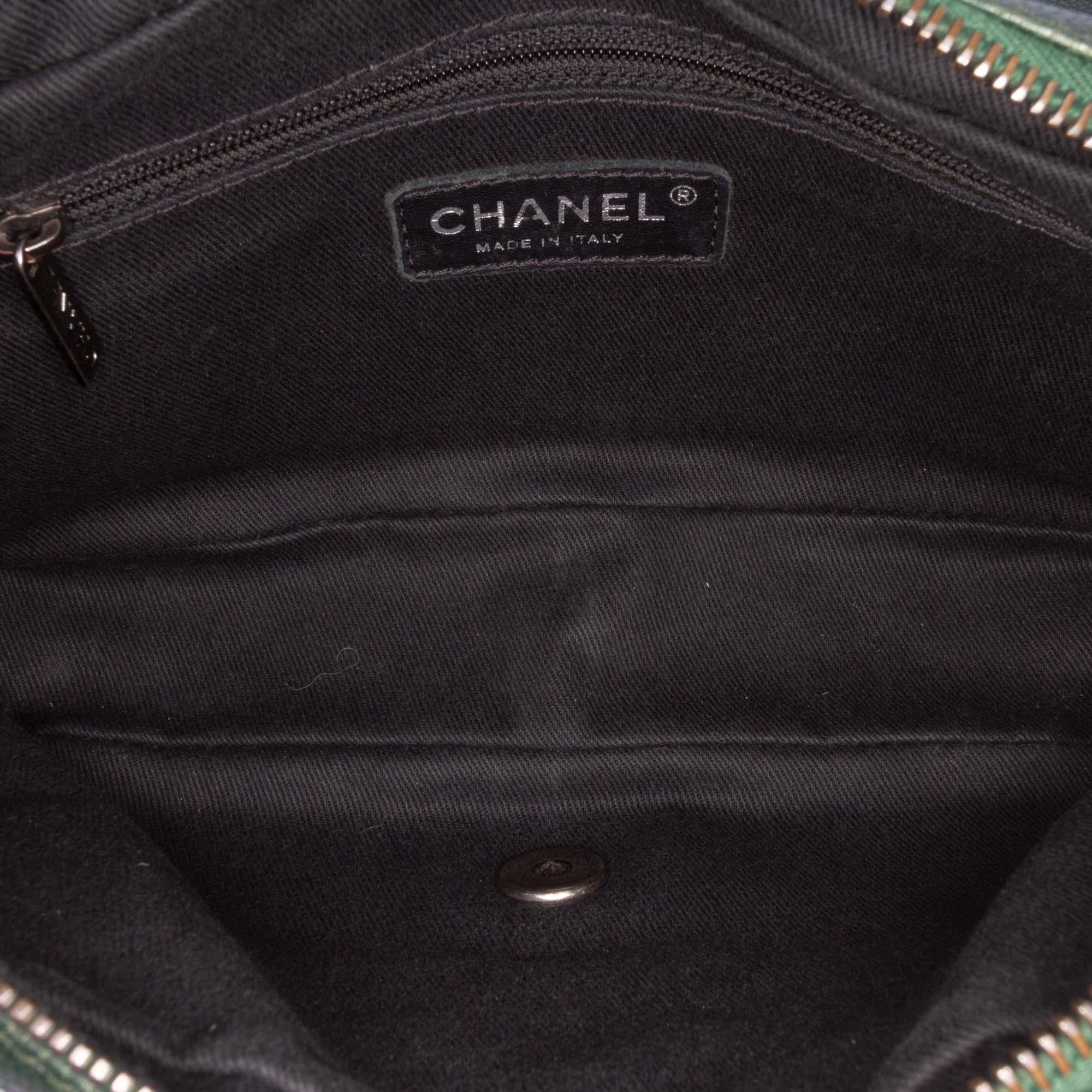 Chanel Medium Quilted Iridescent Caviar Easy Flap