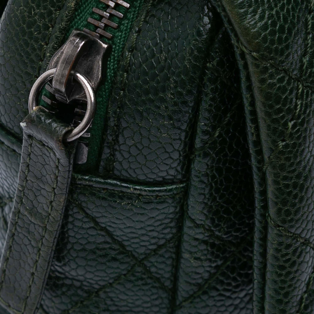 Chanel Medium Quilted Iridescent Caviar Easy Flap
