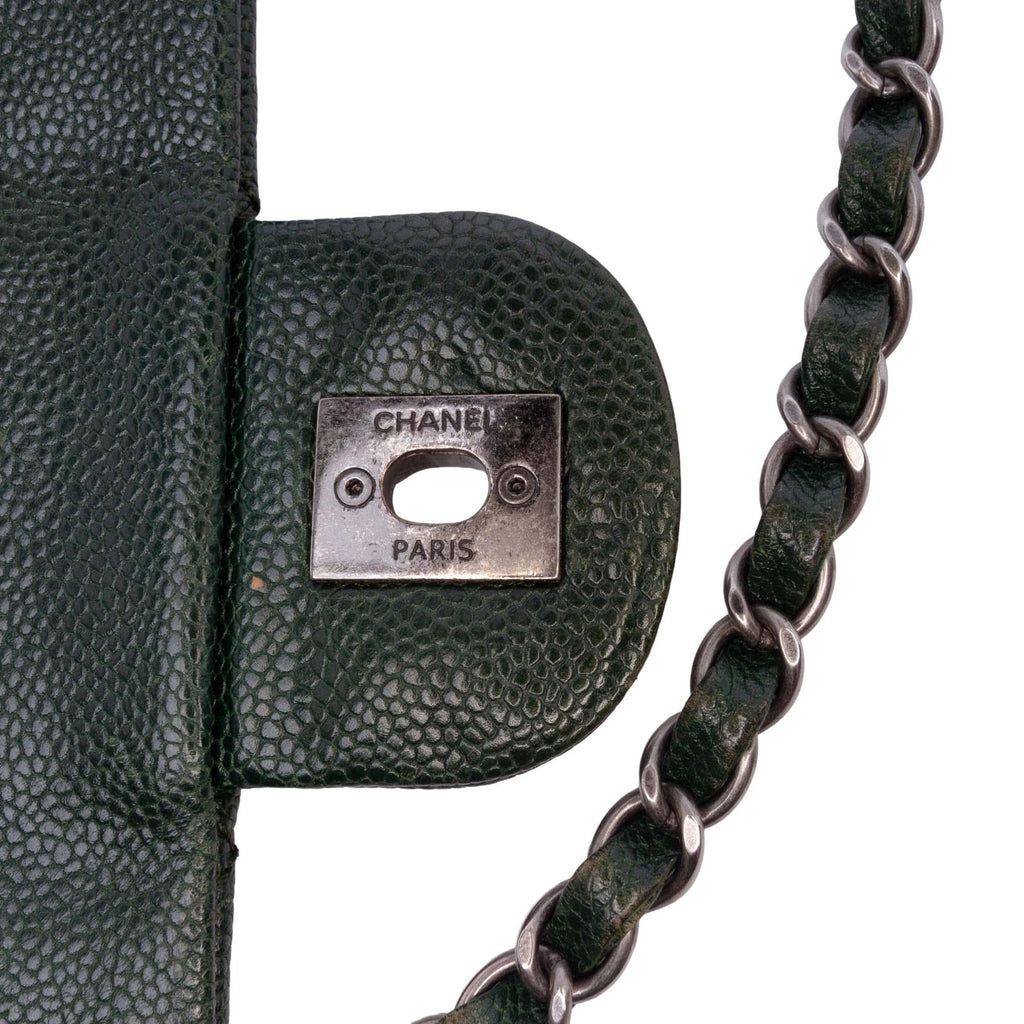 Chanel Medium Quilted Iridescent Caviar Easy Flap