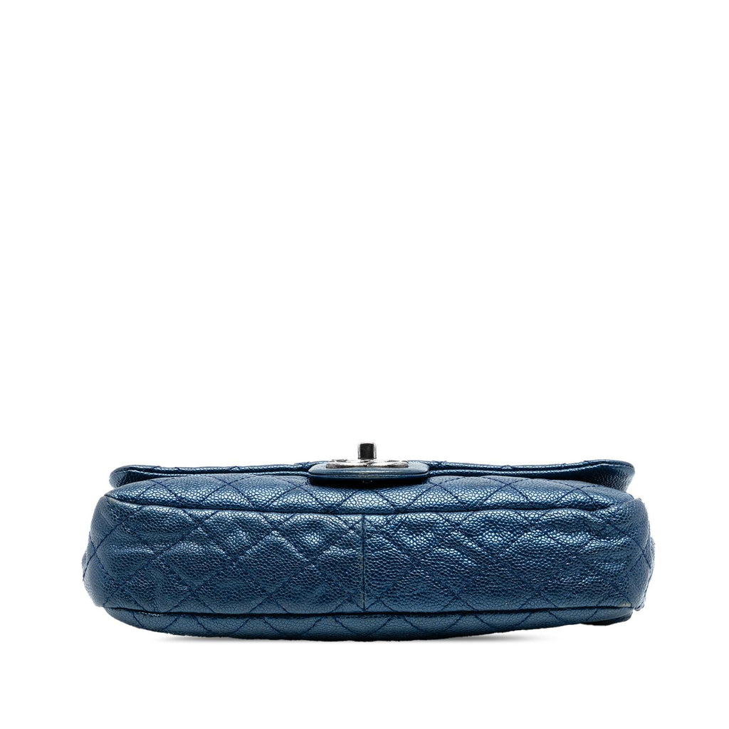 Chanel Medium Quilted Iridescent Caviar Easy Flap
