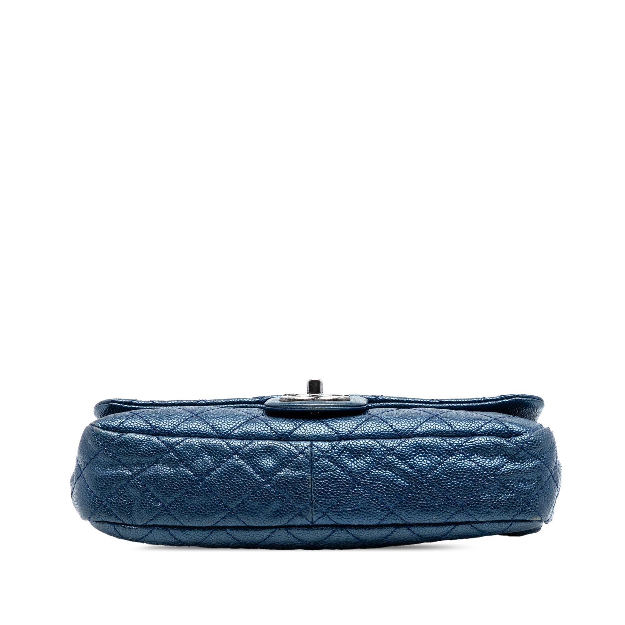 Chanel Medium Quilted Iridescent Caviar Easy Flap
