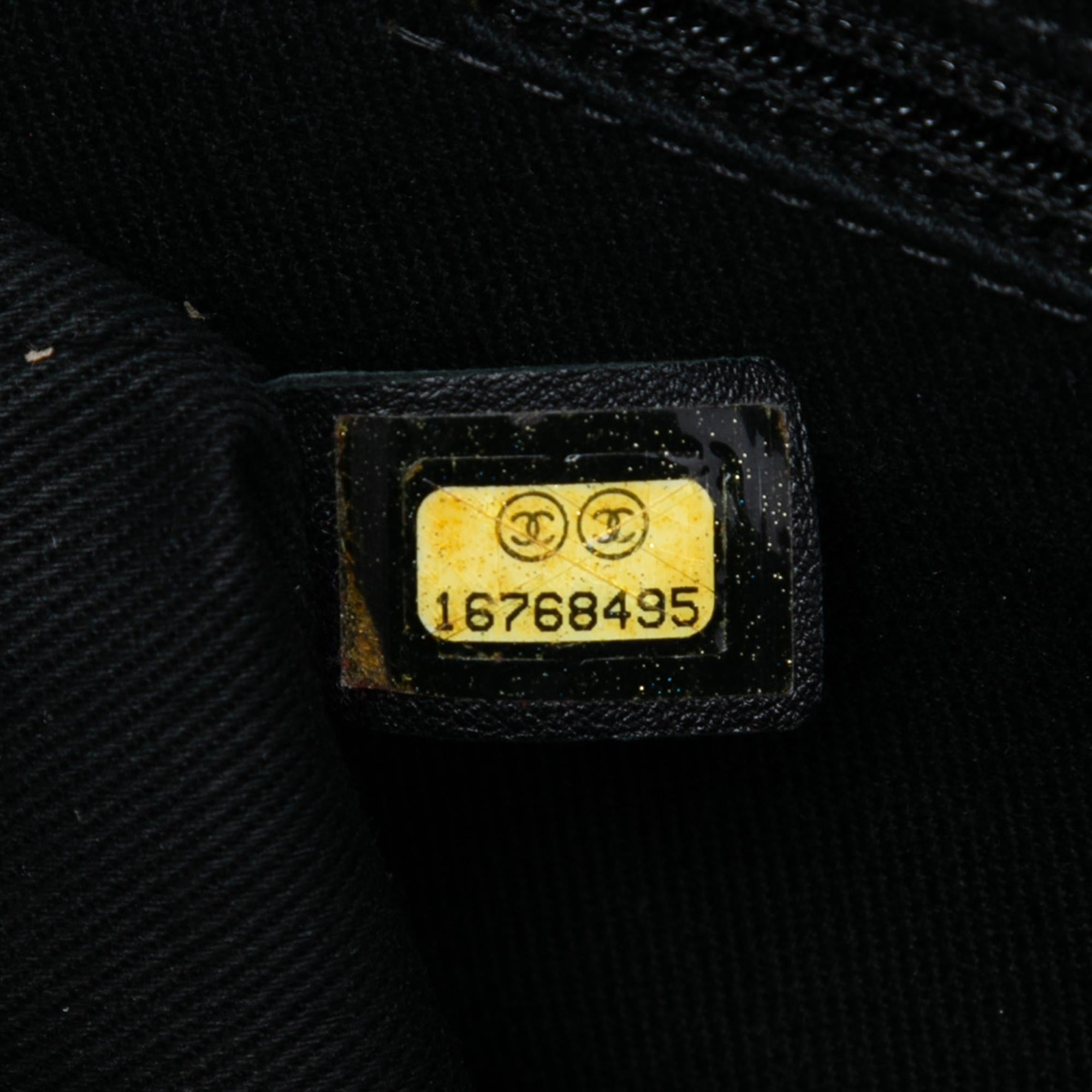 Chanel Medium Quilted Iridescent Caviar Easy Flap