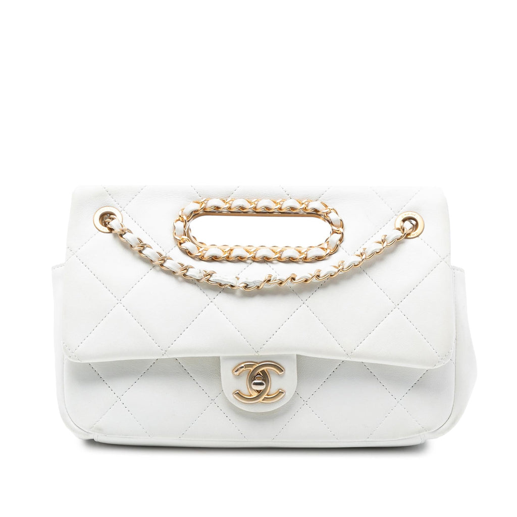 Chanel Medium Quilted Lambskin A Real Catch Flap