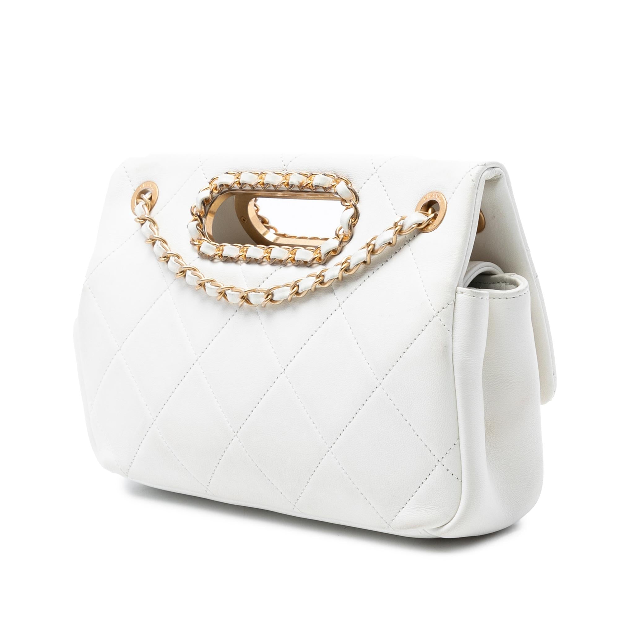Chanel Medium Quilted Lambskin A Real Catch Flap