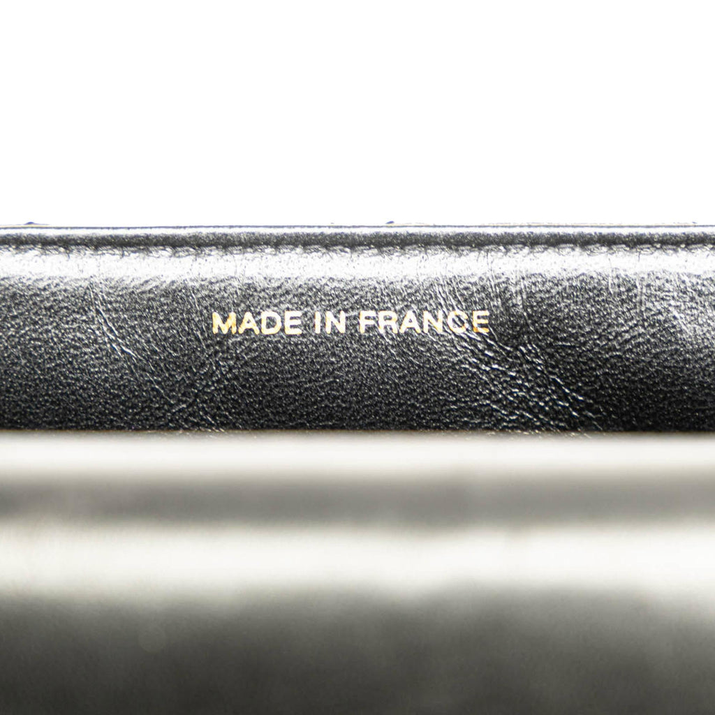 Chanel Medium Quilted Lambskin Border Single Flap (SHG-Tu2Hic)