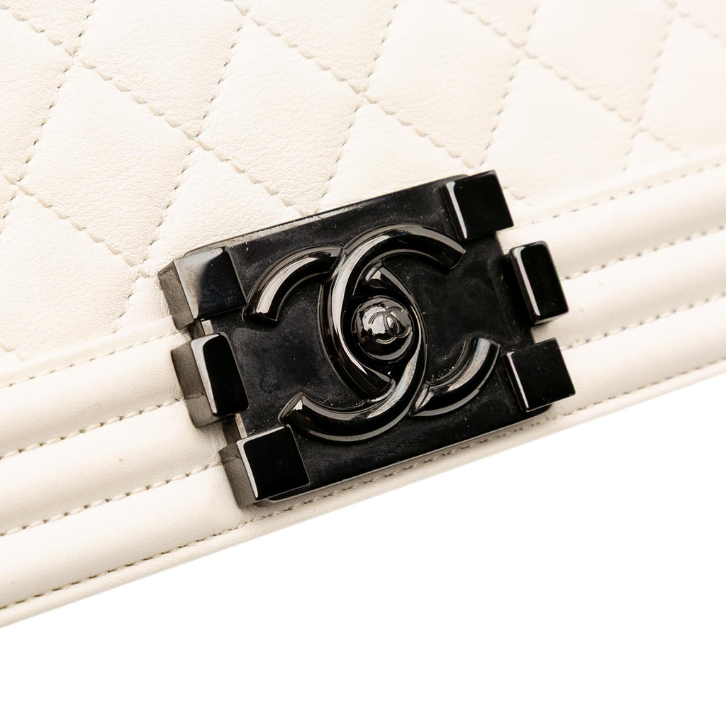 Chanel Medium Quilted Lambskin Boy Flap