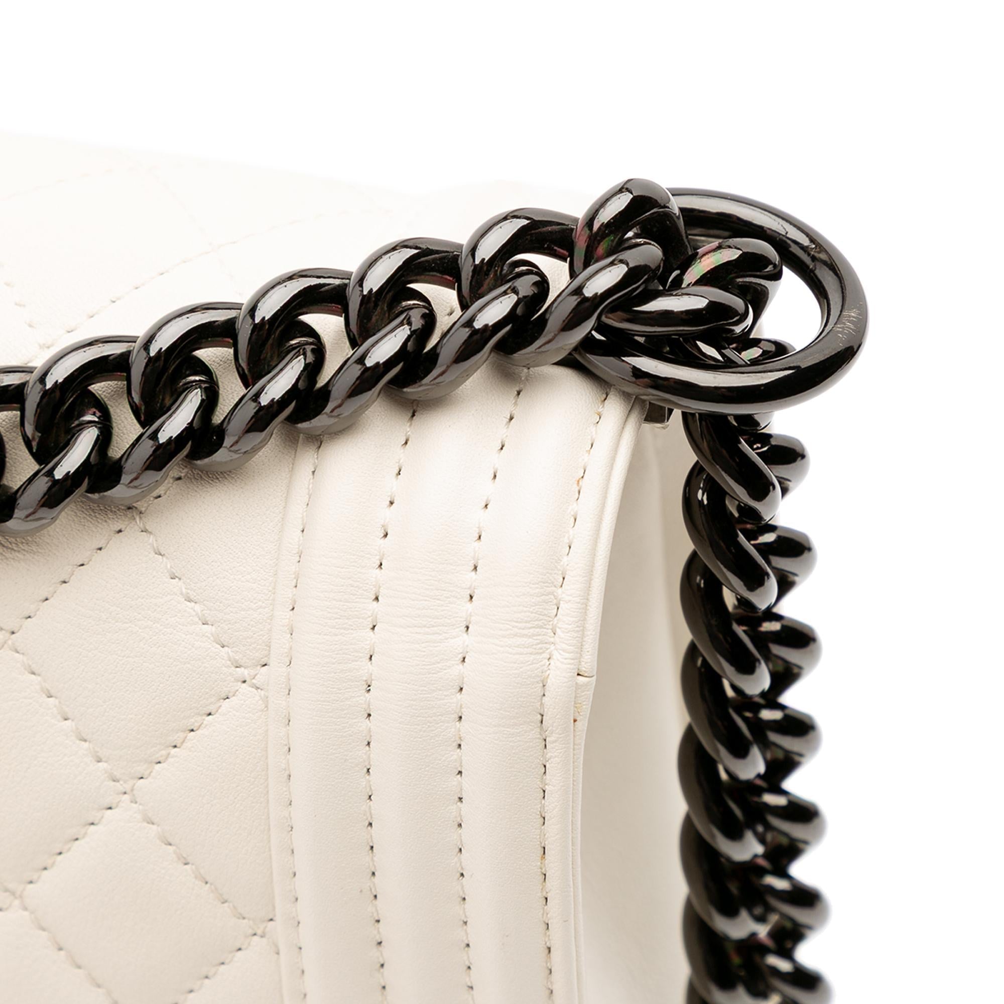 Chanel Medium Quilted Lambskin Boy Flap