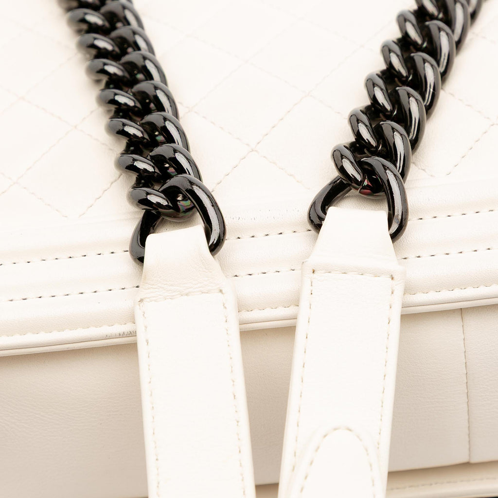 Chanel Medium Quilted Lambskin Boy Flap