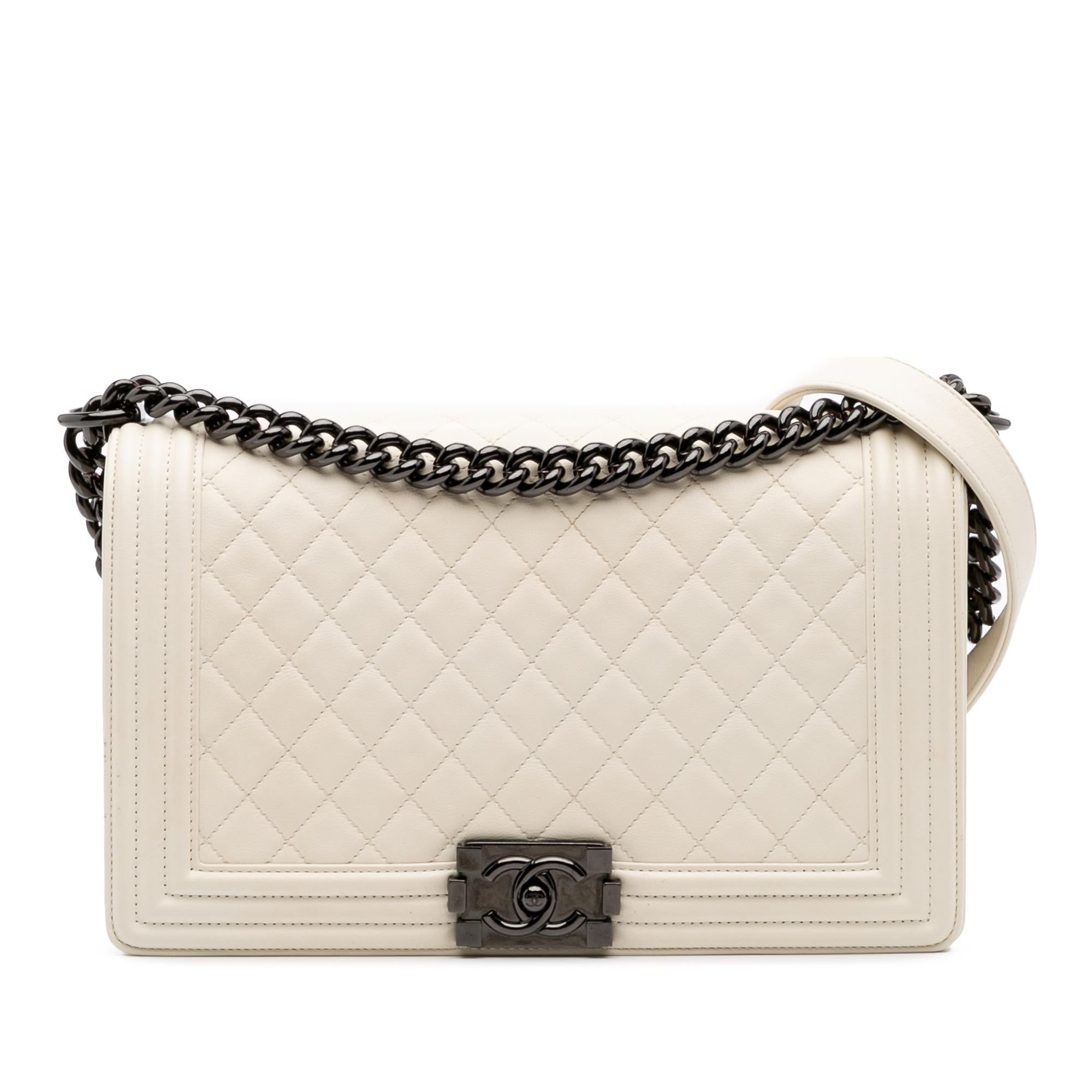 Chanel Medium Quilted Lambskin Boy Flap
