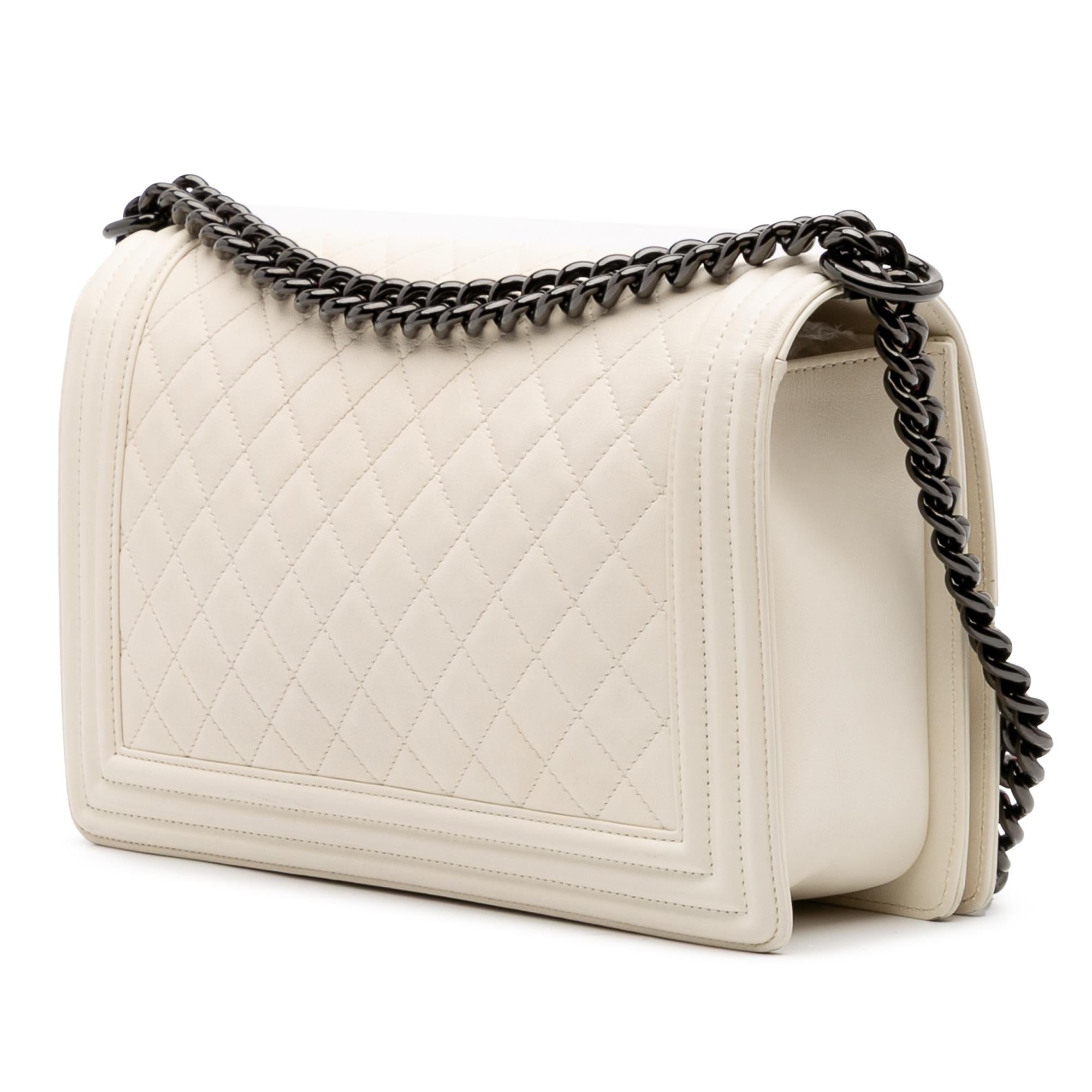 Chanel Medium Quilted Lambskin Boy Flap