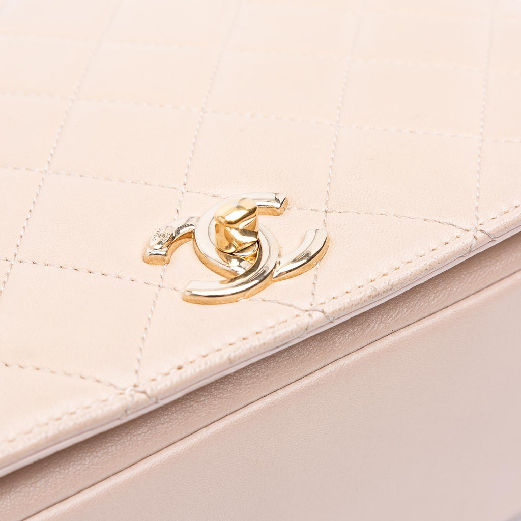 Chanel Medium Quilted Lambskin Carry Chic Flap