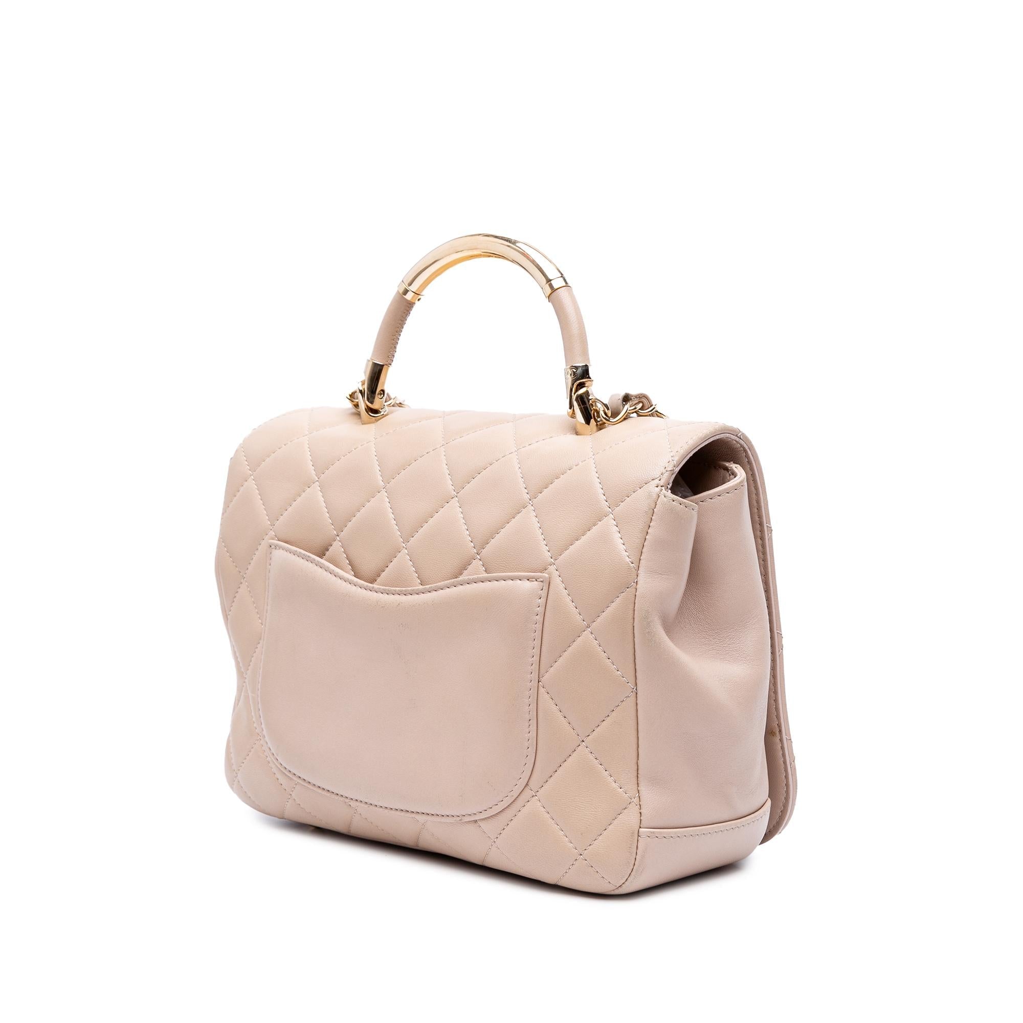 Chanel Medium Quilted Lambskin Carry Chic Flap