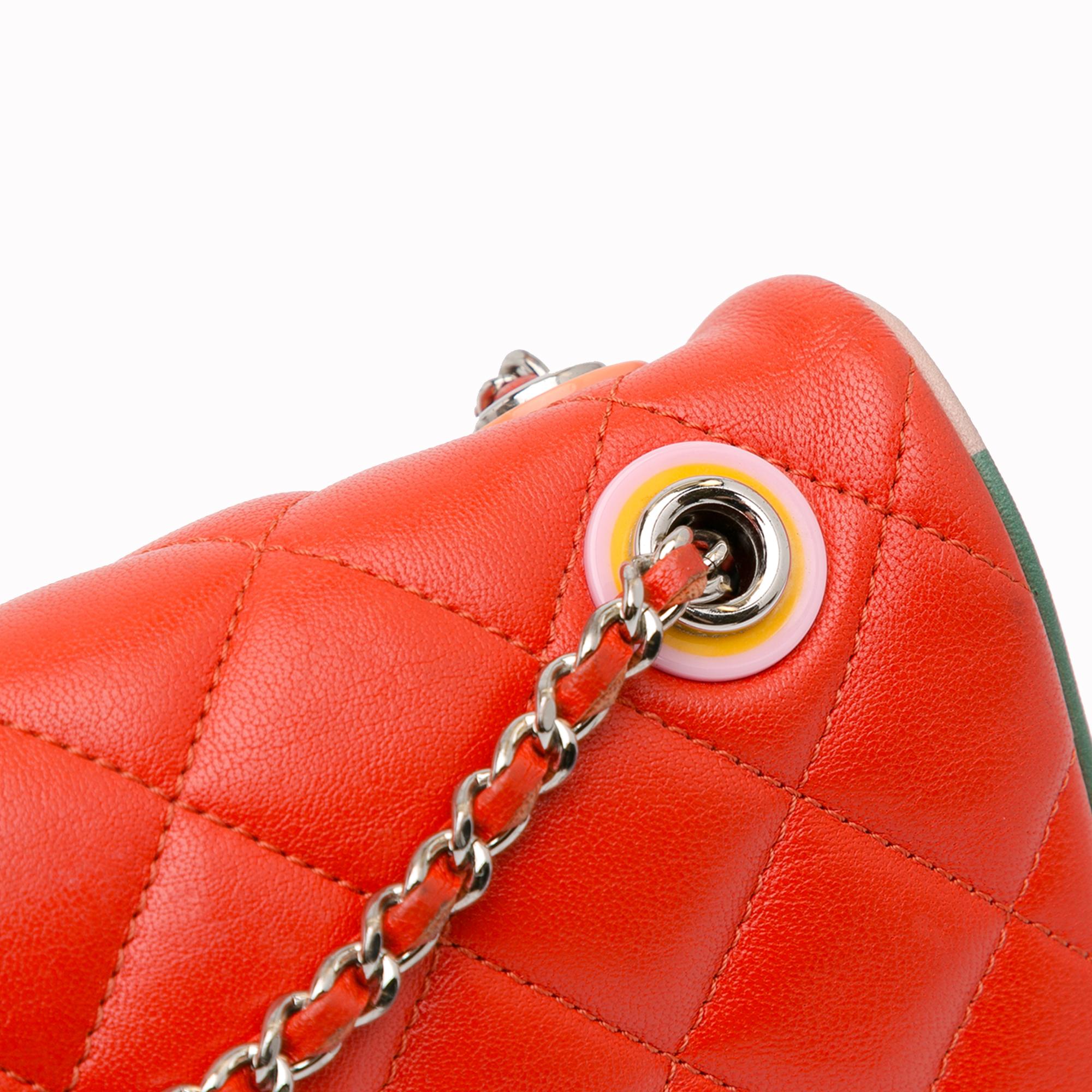 Chanel Medium Quilted Lambskin Cuba Color Flap (SHG-lYmqHQ)