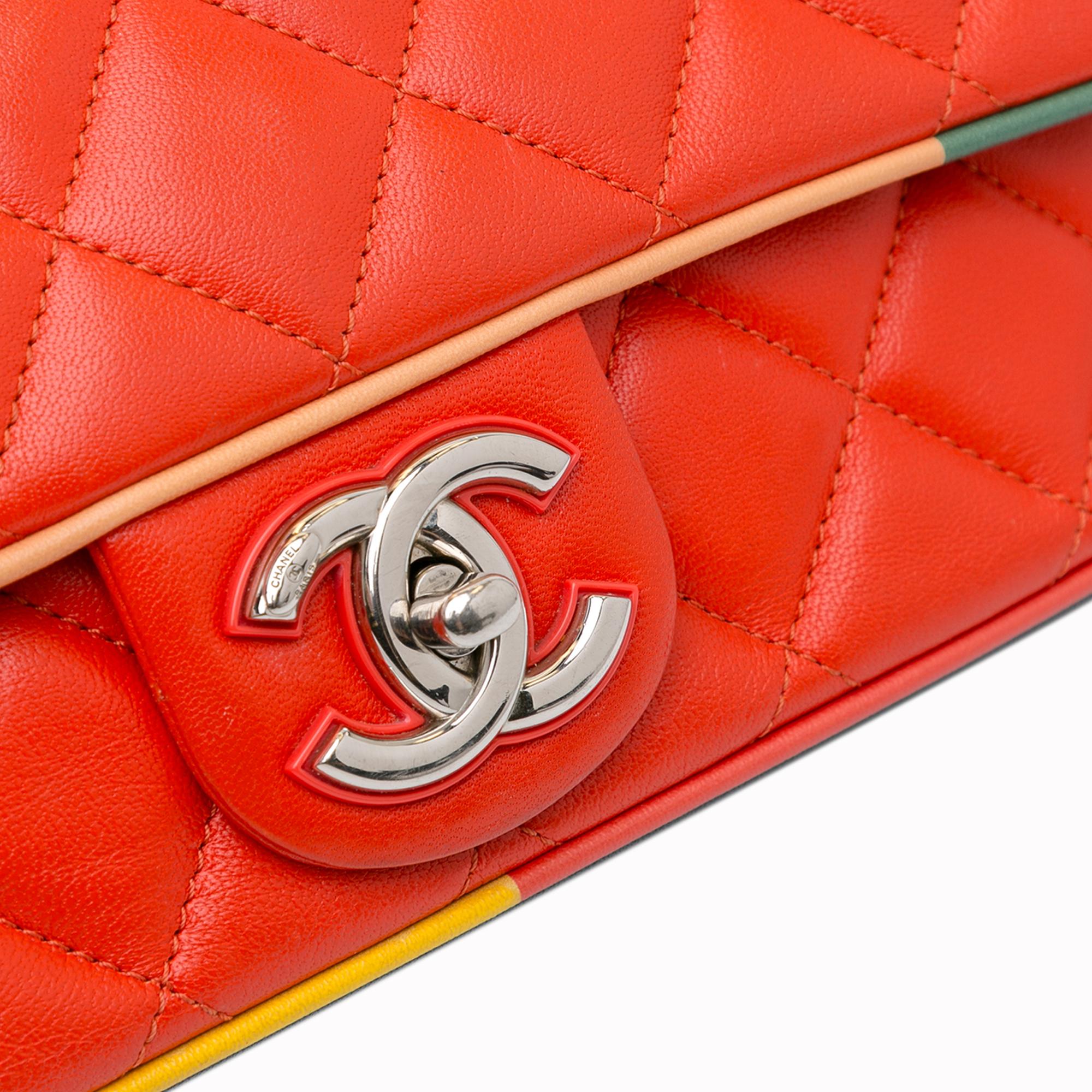 Chanel Medium Quilted Lambskin Cuba Color Flap (SHG-Knms3N)