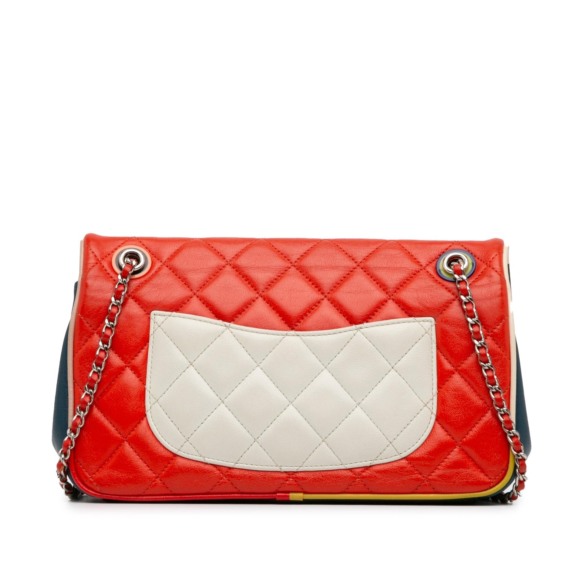 Chanel Medium Quilted Lambskin Cuba Color Flap