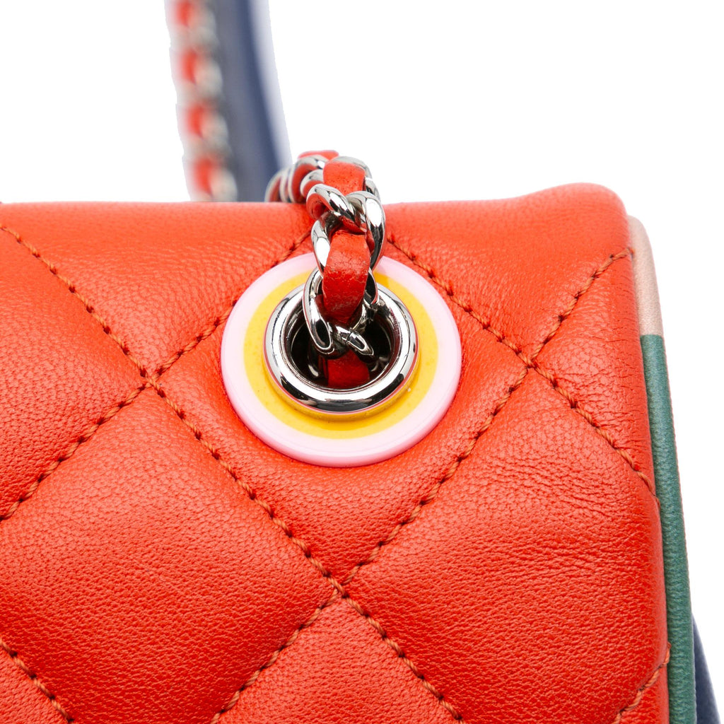 Chanel Medium Quilted Lambskin Cuba Color Flap