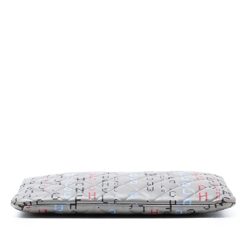 Chanel Medium Quilted Lambskin Data Center O Case Clutch