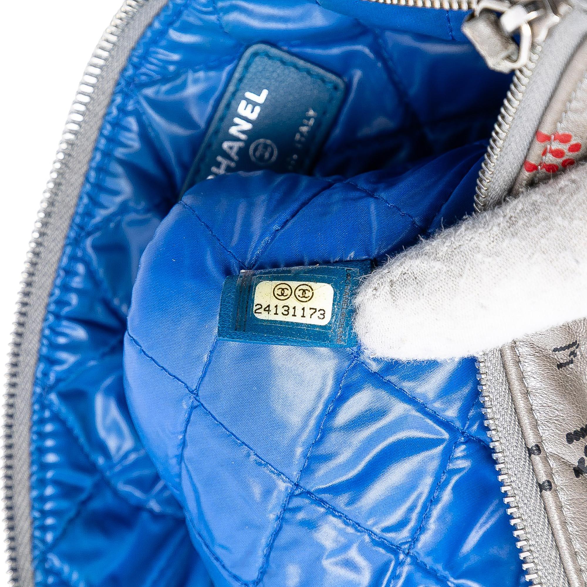 Chanel Medium Quilted Lambskin Data Center O Case Clutch