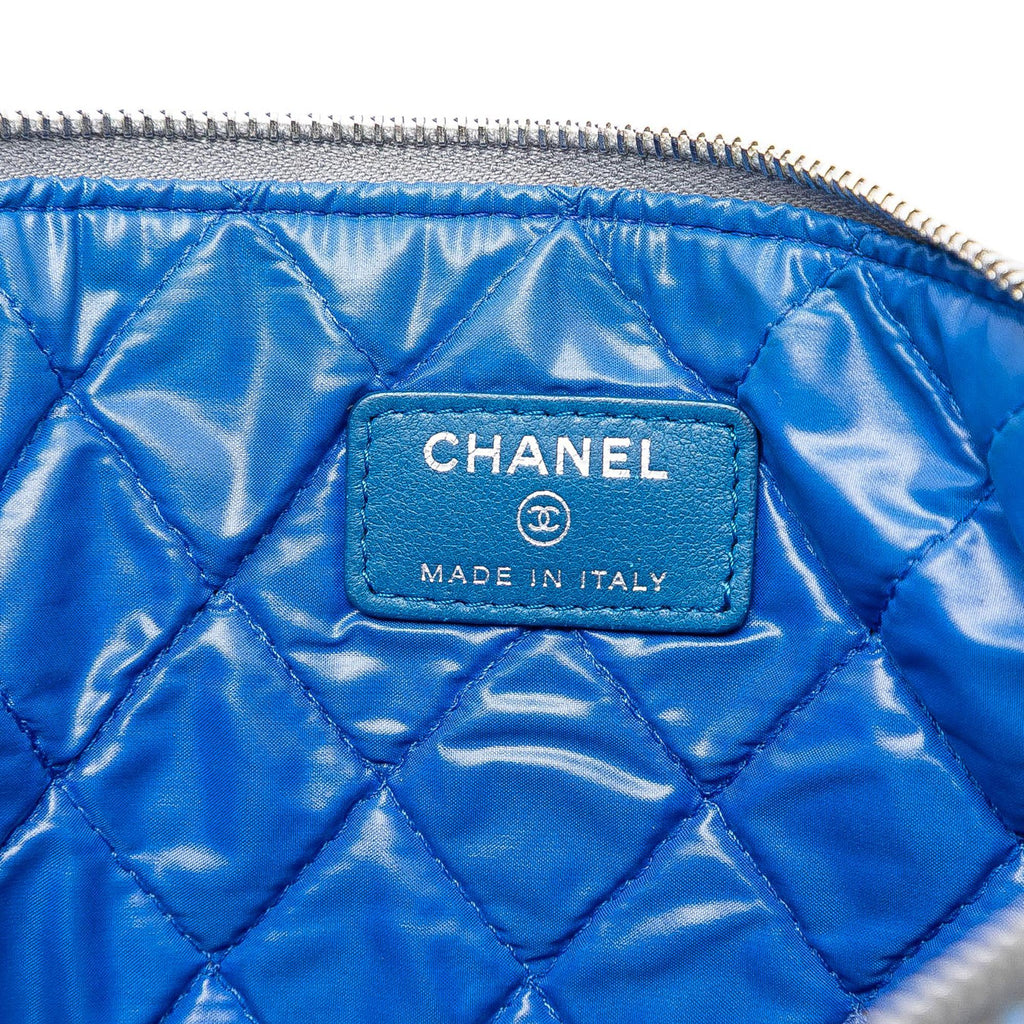 Chanel Medium Quilted Lambskin Data Center O Case Clutch