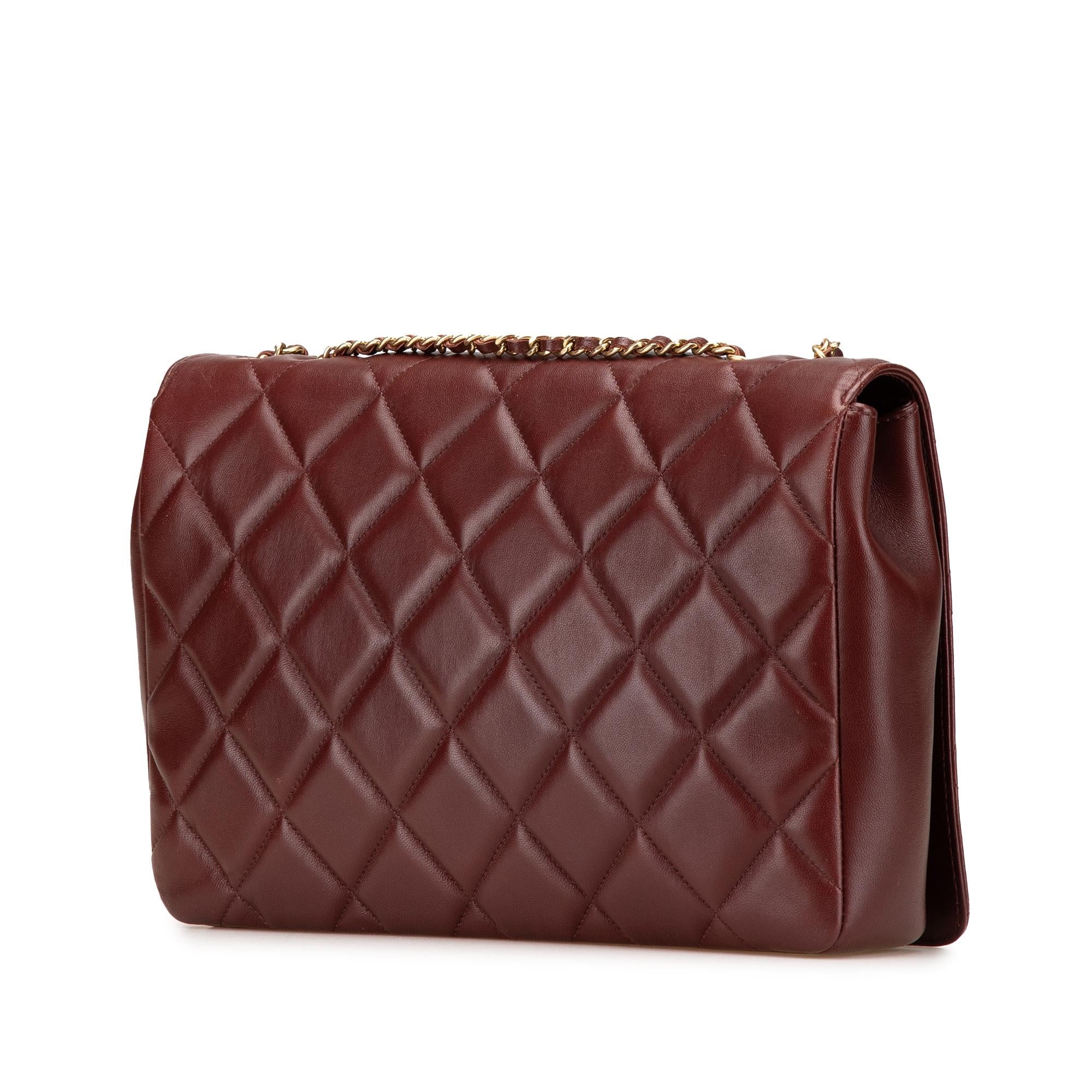 Chanel Medium Quilted Lambskin Diamond CC Flap