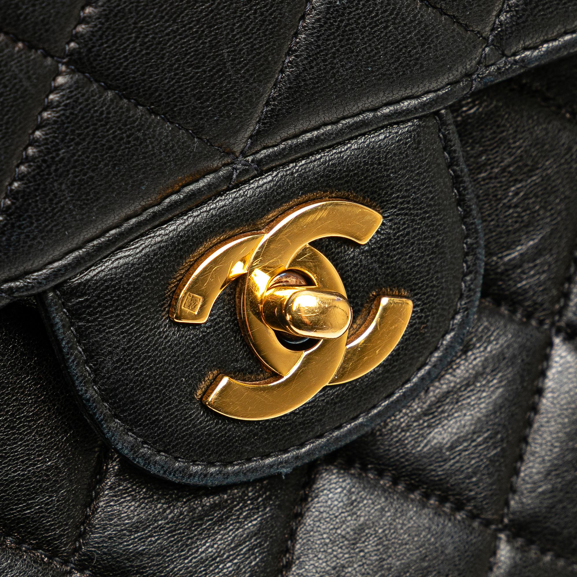 Chanel Medium Quilted Lambskin Double Sided Flap
