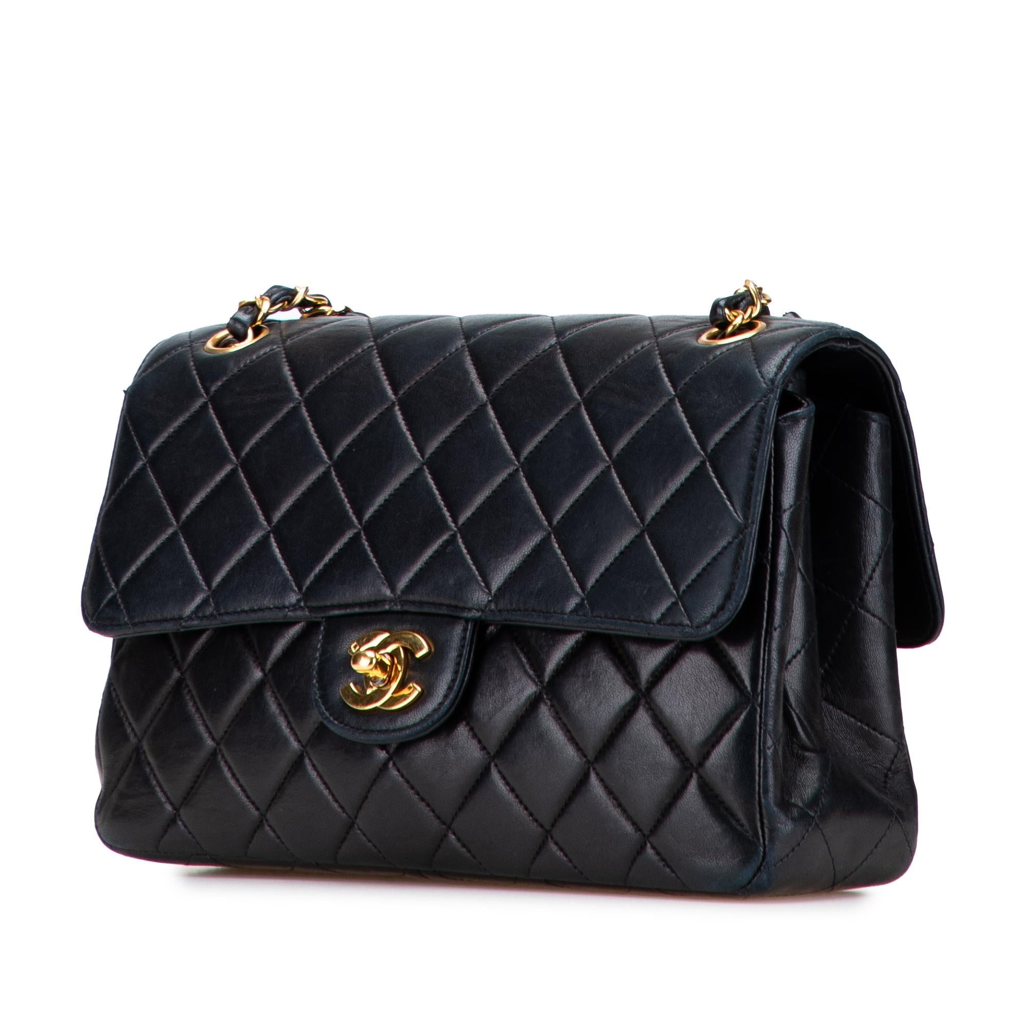 Chanel Medium Quilted Lambskin Double Sided Flap