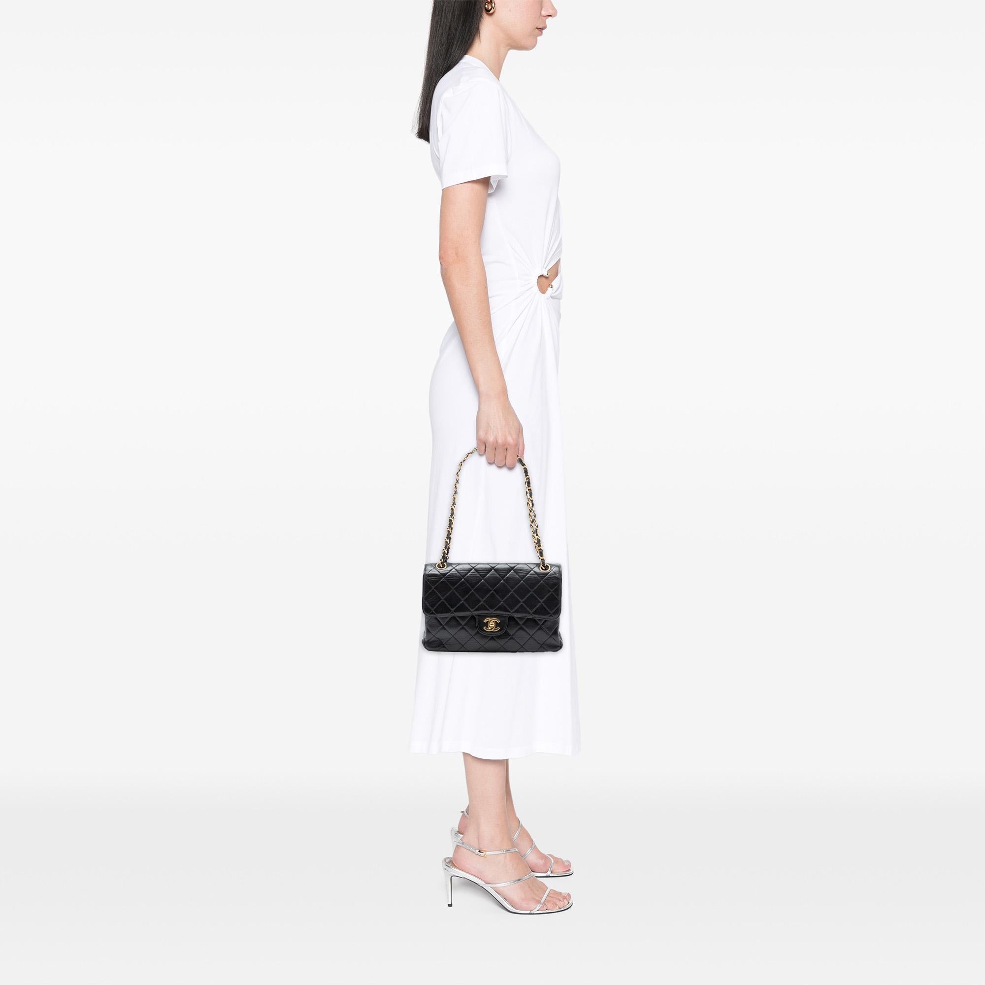 Chanel Medium Quilted Lambskin Double Sided Flap