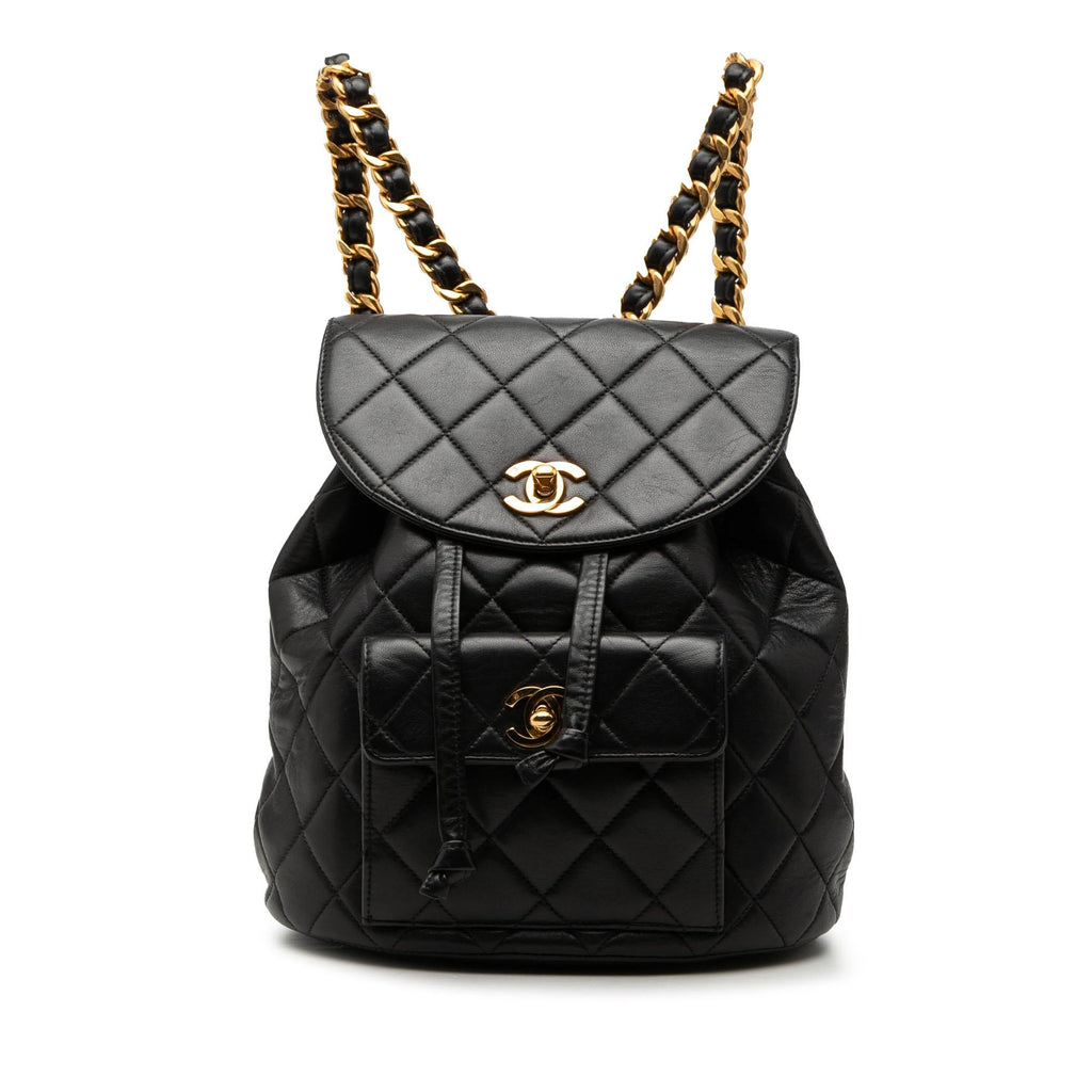 Chanel Medium Quilted Lambskin Duma Backpack