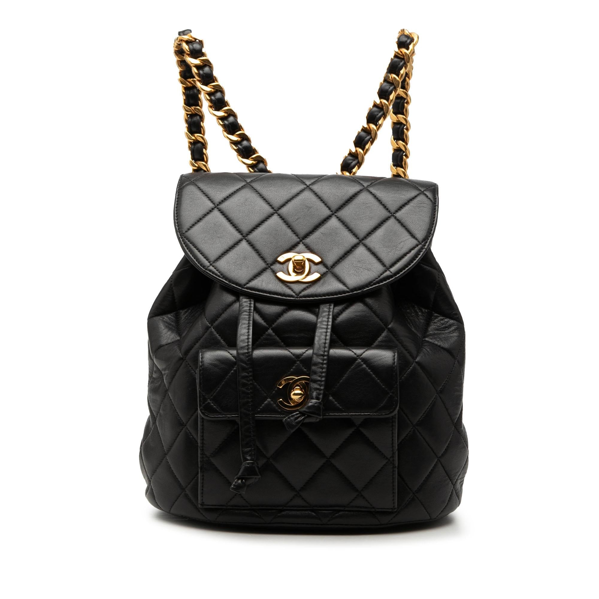 Chanel Medium Quilted Lambskin Duma Backpack