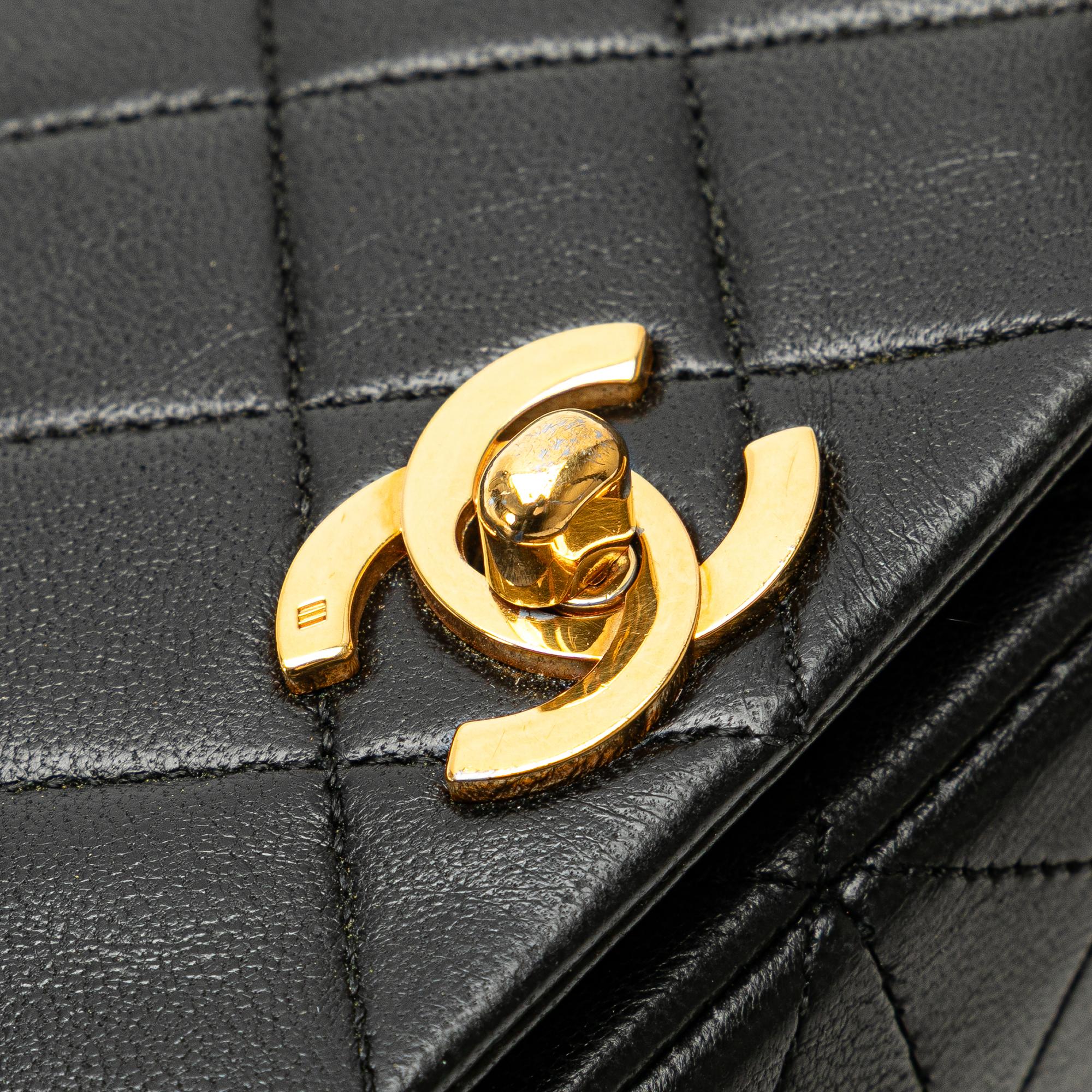Chanel Medium Quilted Lambskin Full Flap