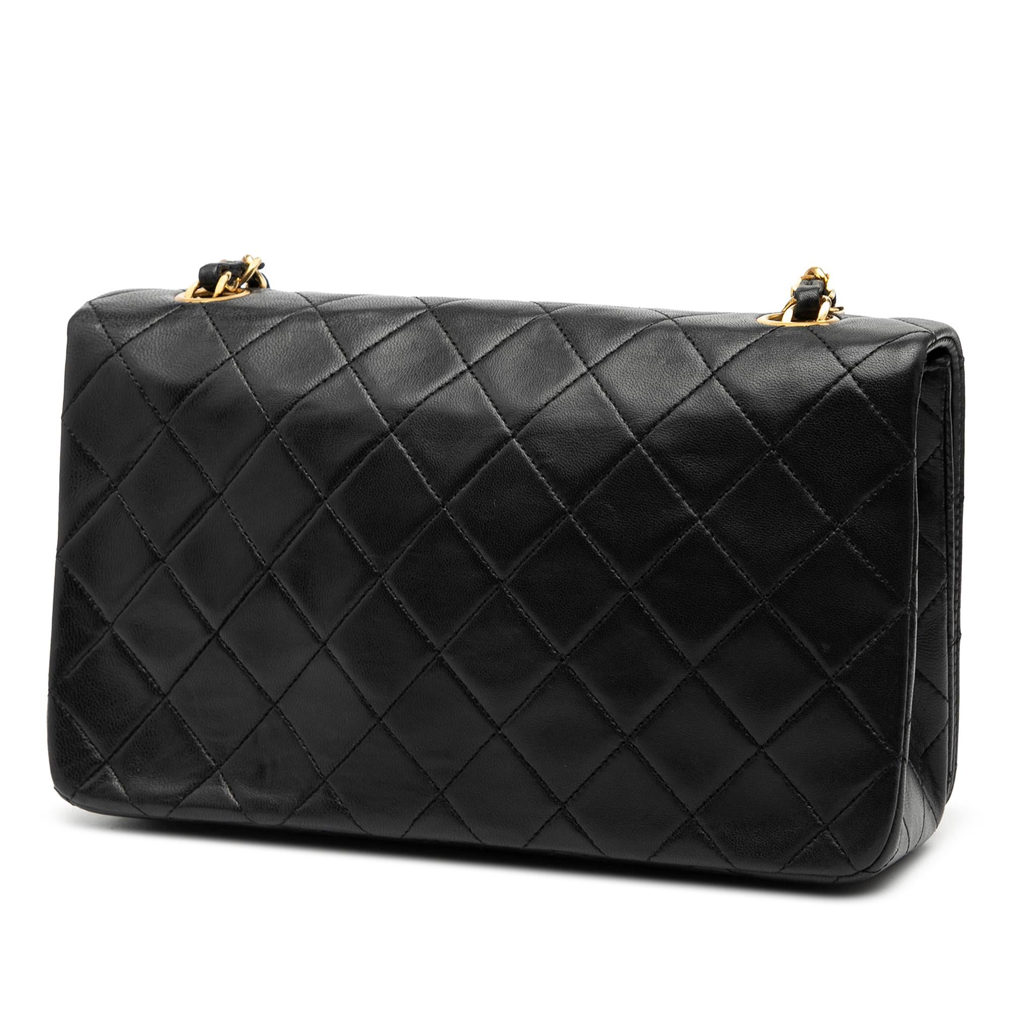 Chanel Medium Quilted Lambskin Full Flap