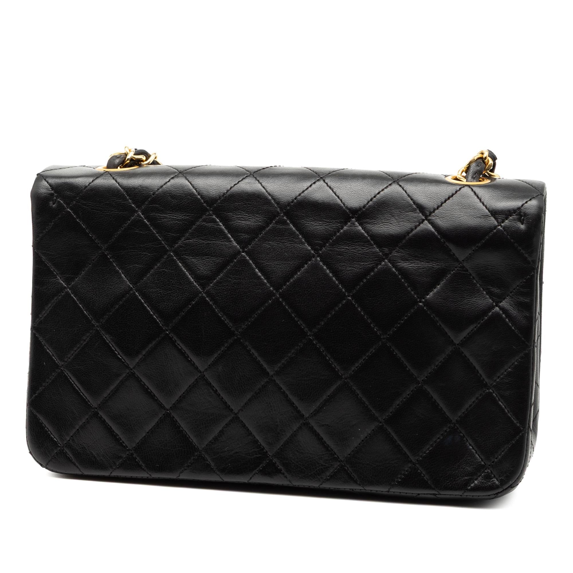 Chanel Medium Quilted Lambskin Full Flap