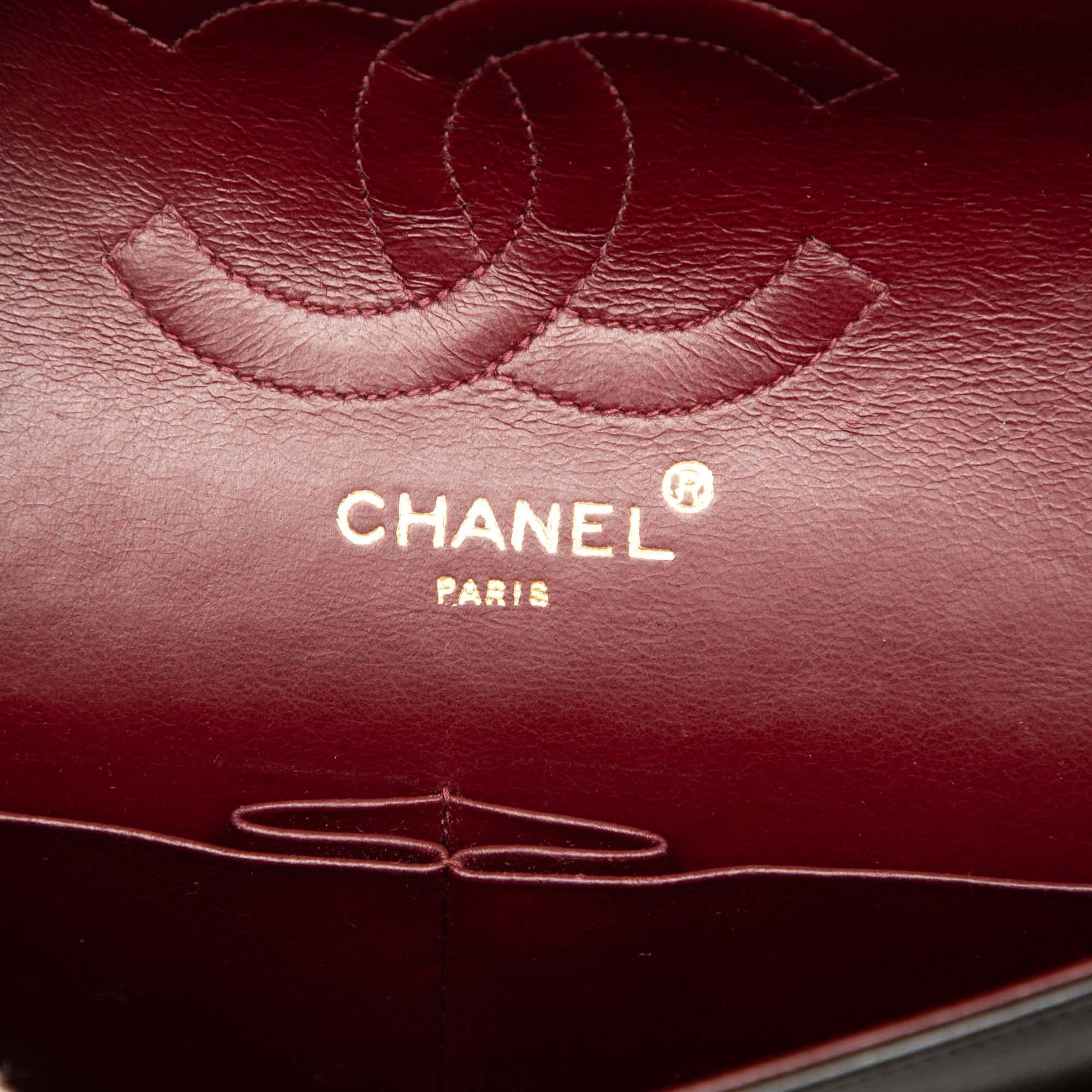 Chanel Medium Quilted Lambskin Gold and Silver Combo CC Double Flap