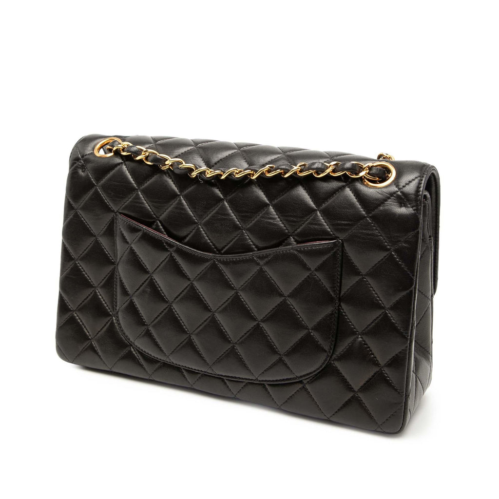 Chanel Medium Quilted Lambskin Gold and Silver Combo CC Double Flap